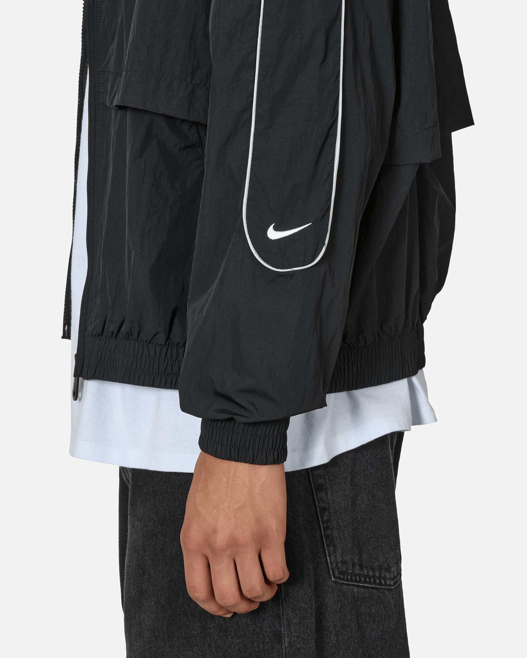 Solo Swoosh Woven Track Jacket Black