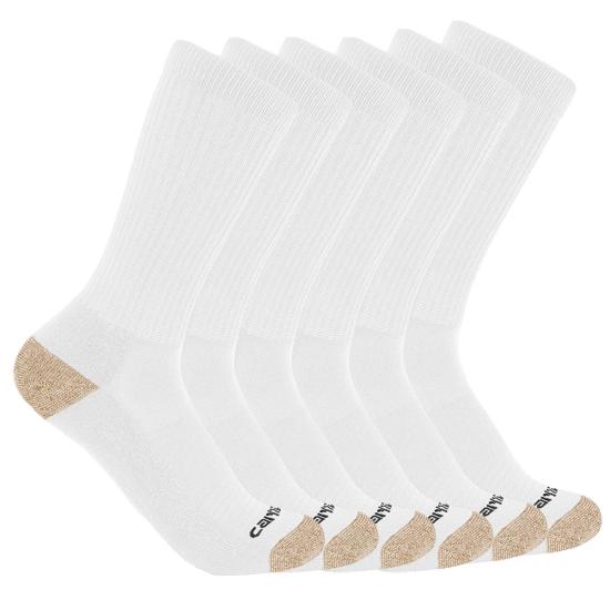 Carhartt Men's Midweight Crew Sock 6-Pack