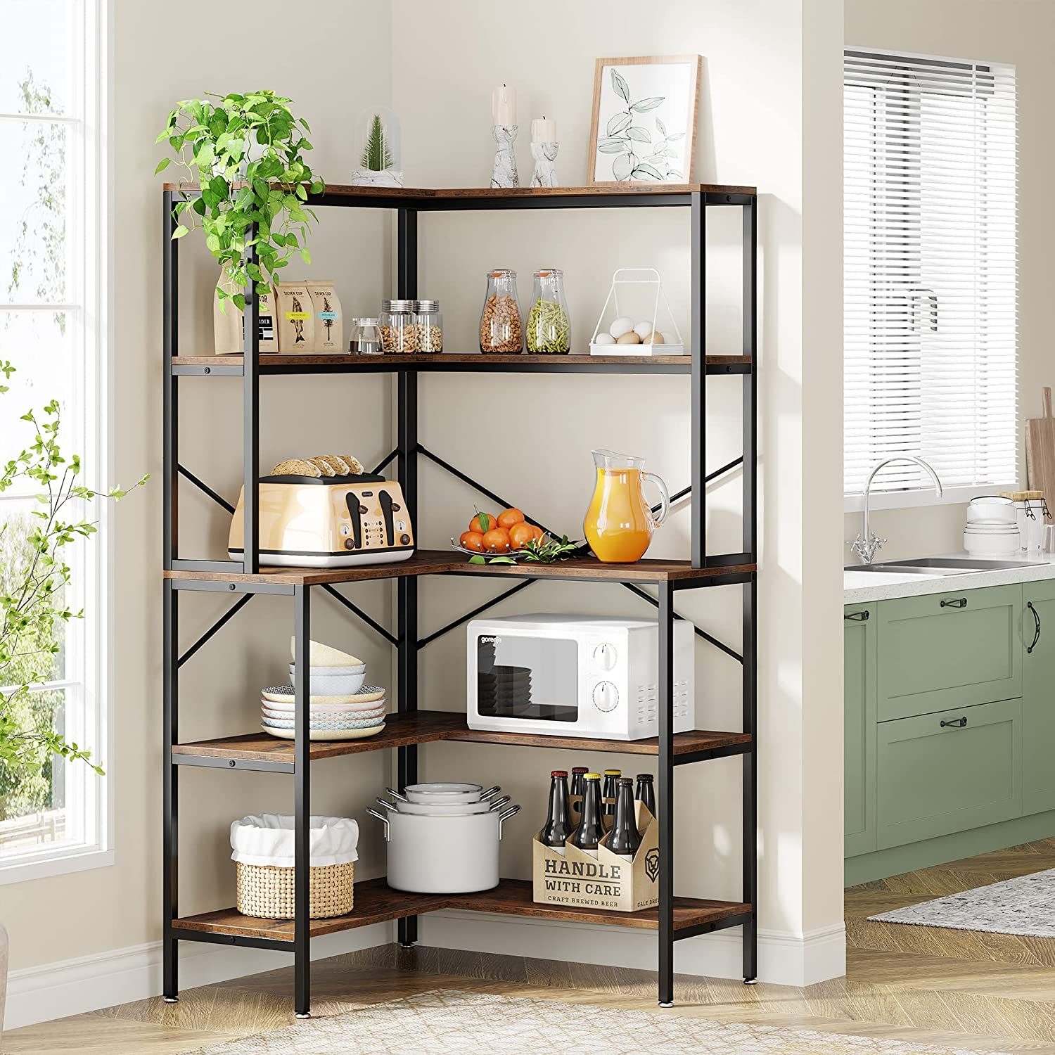 5-Tier Corner Bookshelf, 67