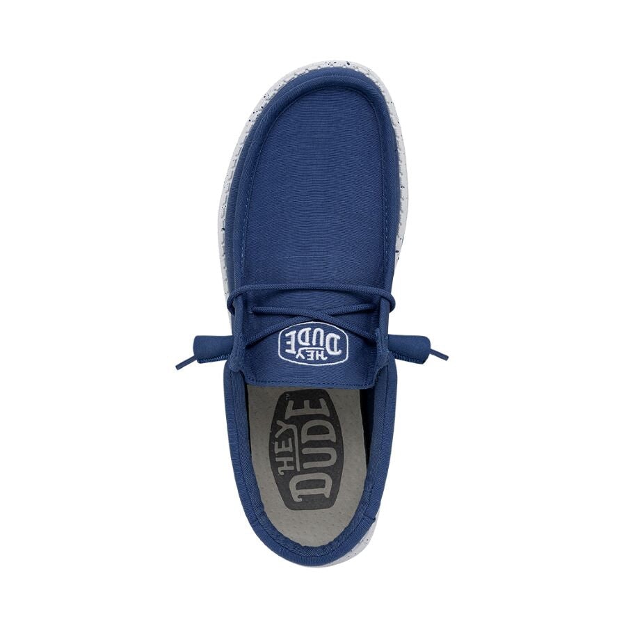 Wally Slub Canvas - True Blue