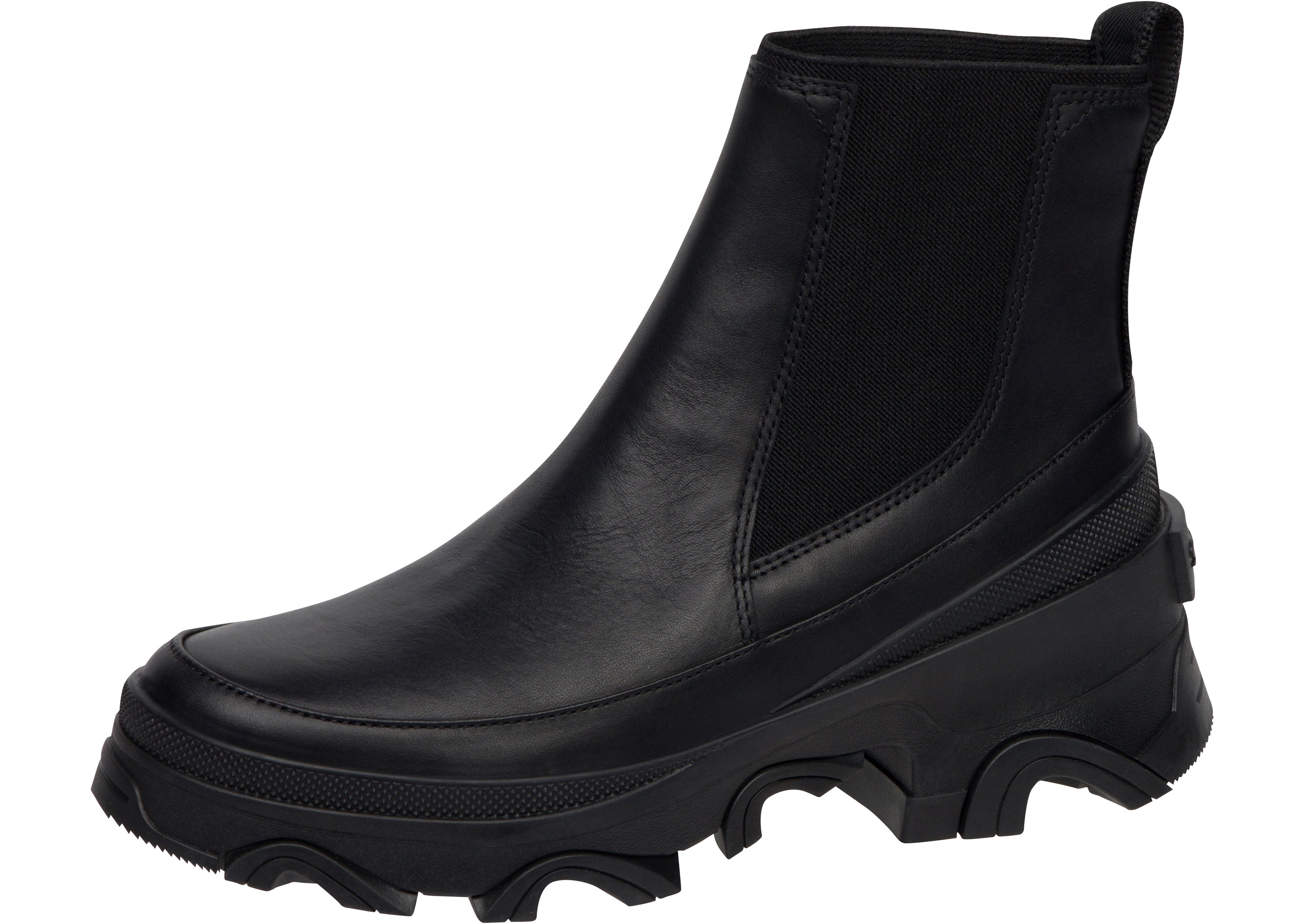 Sorel Womens Brex Boot Chelsea WP Black Black