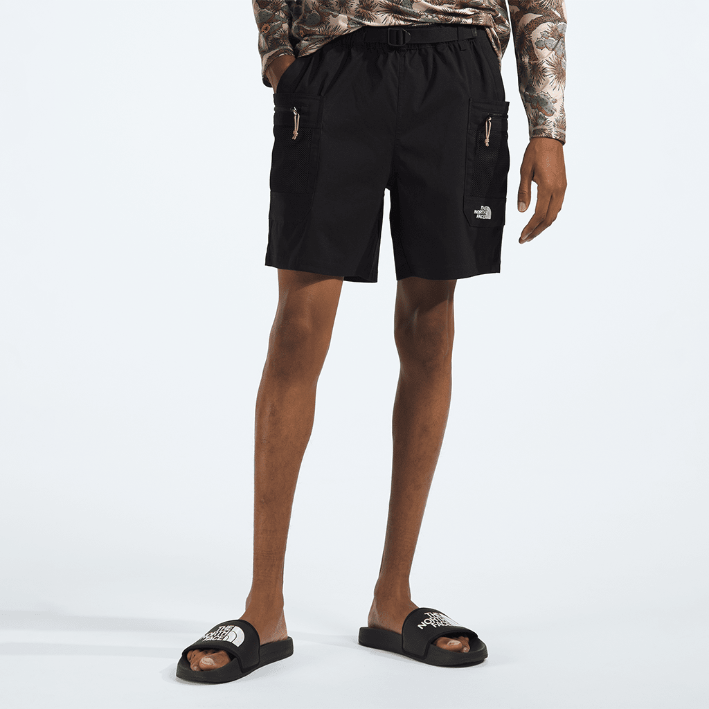 Class V pathfinder belted shorts - TNF black