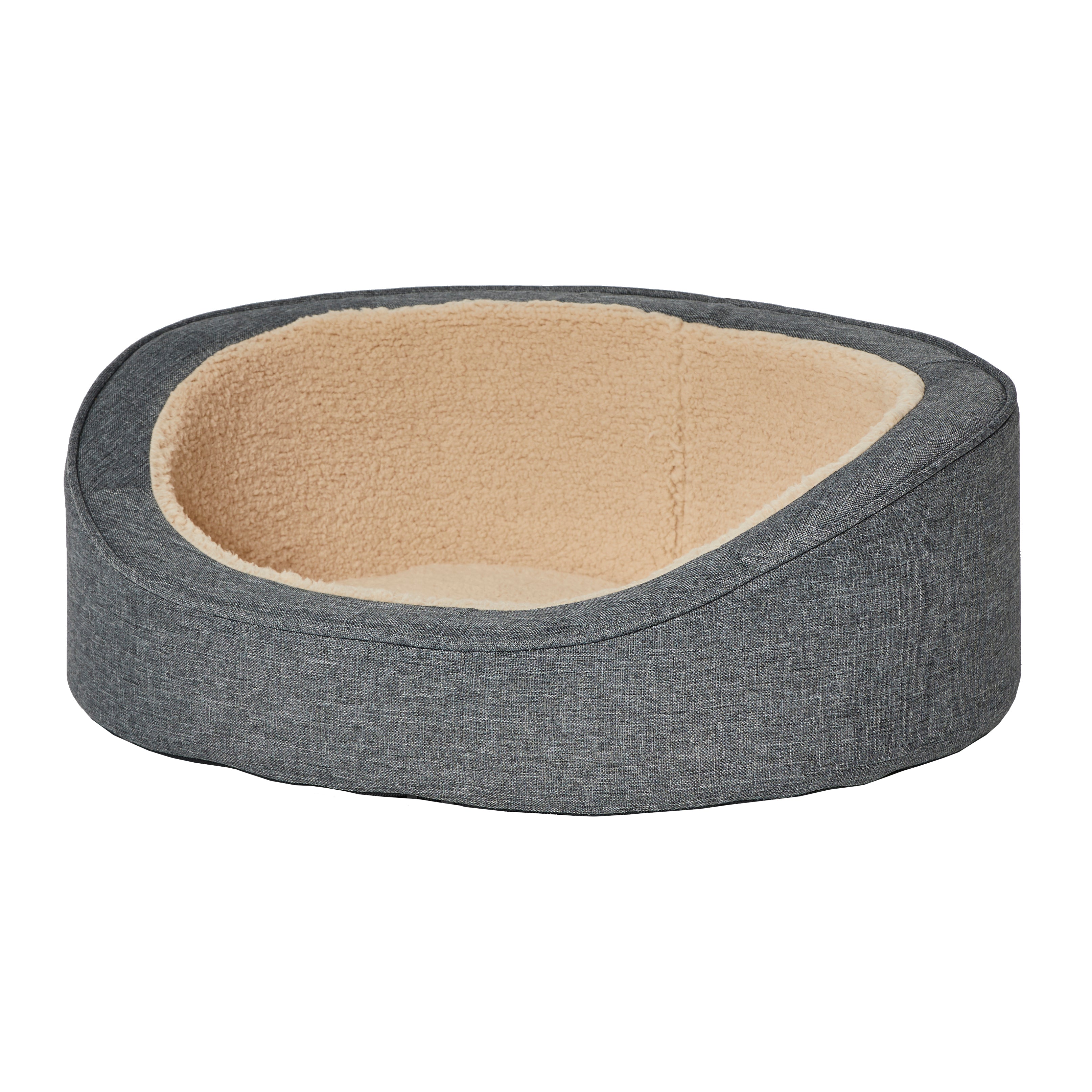 Extra-Small QuietTime Deluxe Hudson Pet Bed- Gray