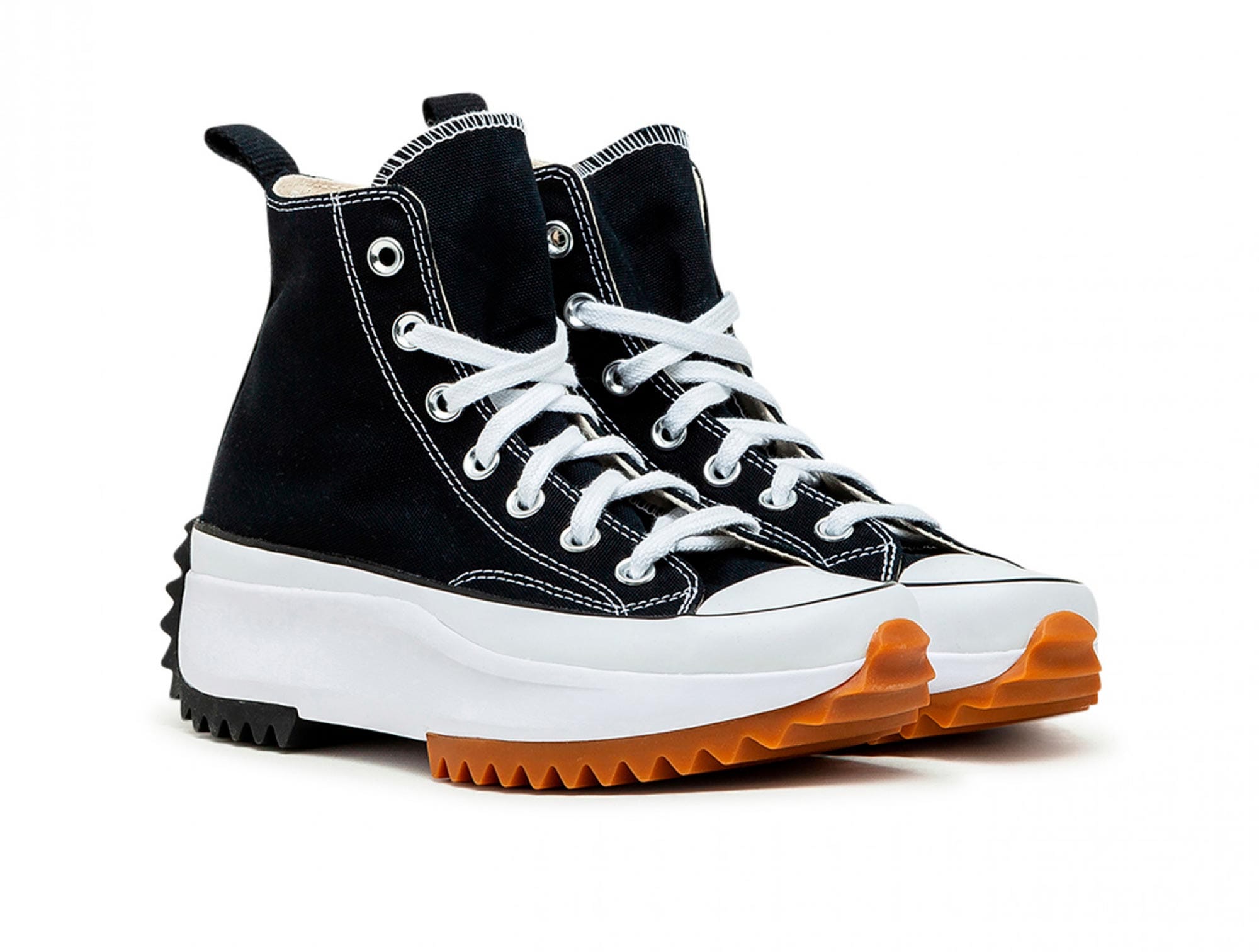 Converse Run Star Hike Plataforma Womens Negro