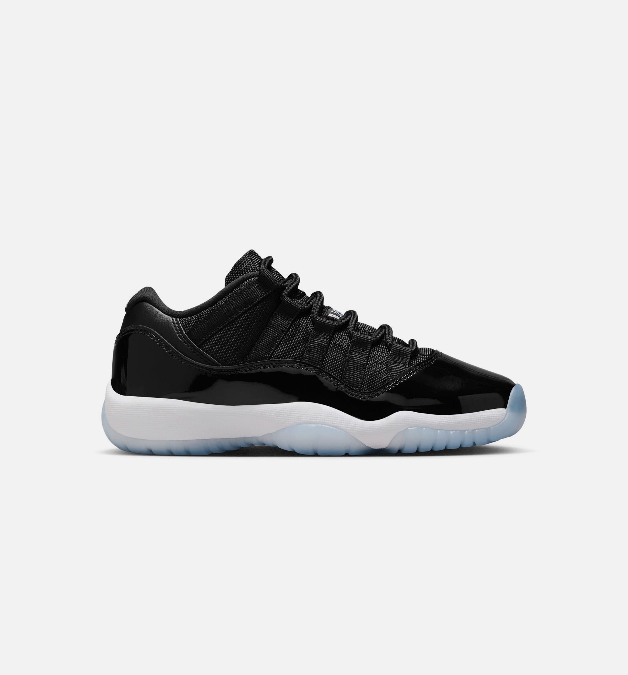 Air Jordan 11 Retro Low Black and Varsity Royal Grade School Lifestyle Shoe - Black/Varsity Royal/White