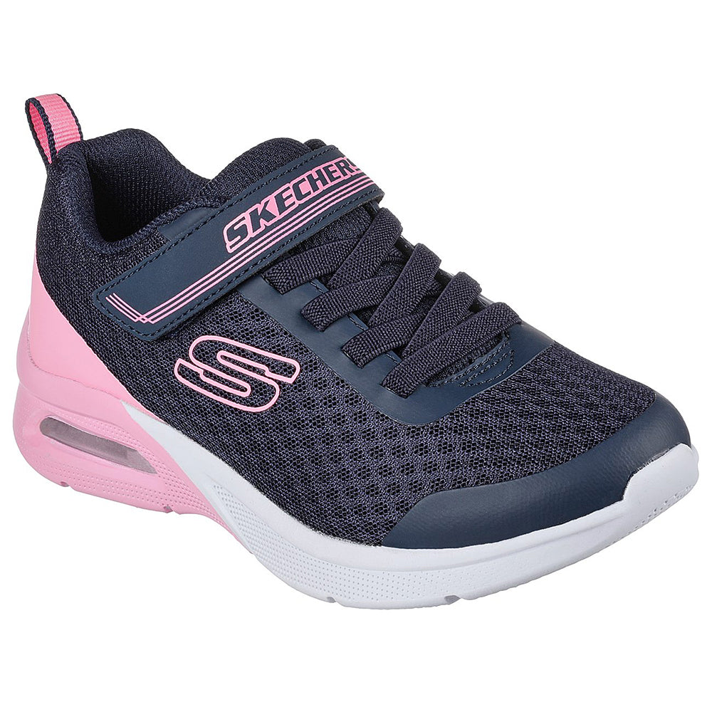 Skechers Girls Microspec Max Shoes - 302343L-NVY