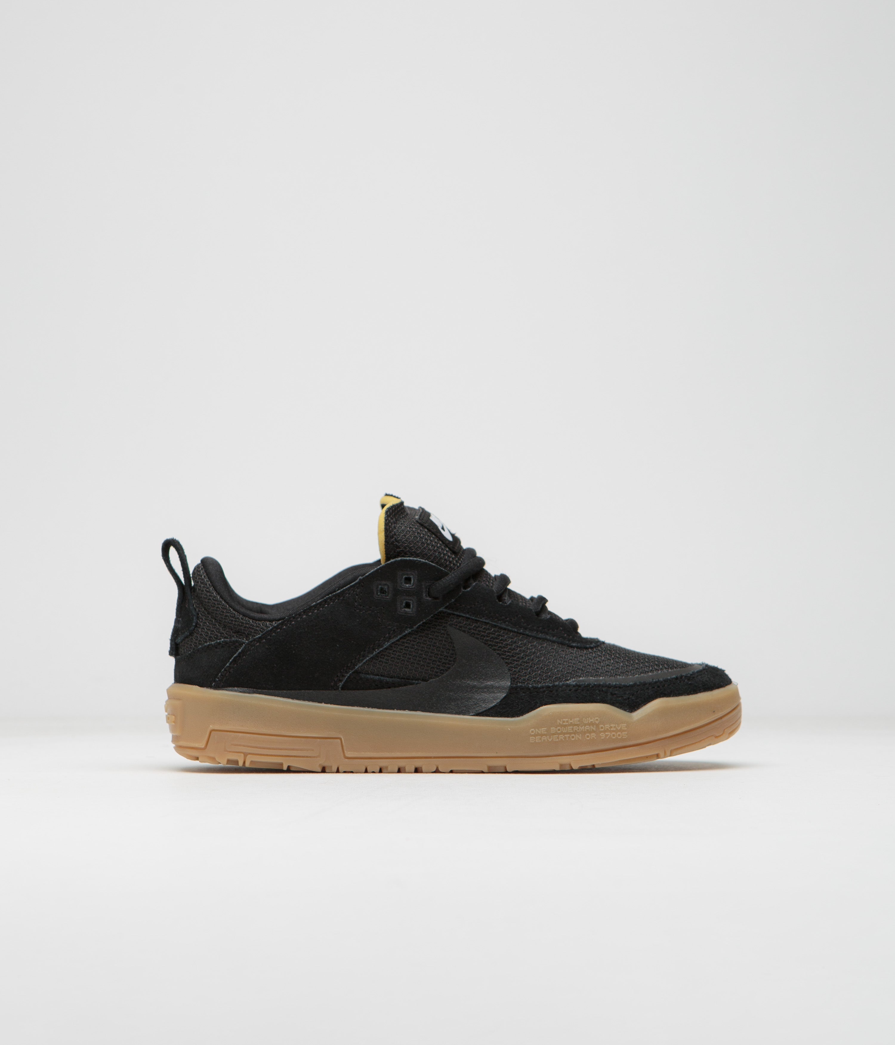 Nike SB Kids Day One Shoes - Black / Black - Gum Light Brown - White