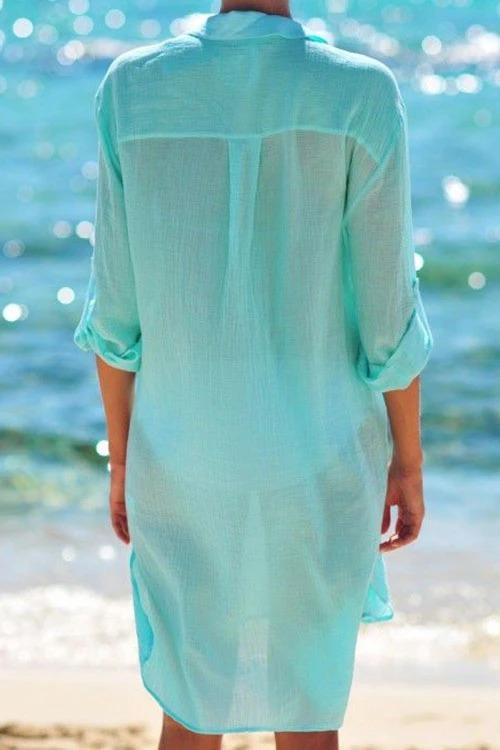 Pocket Long Sleeve Cover Up