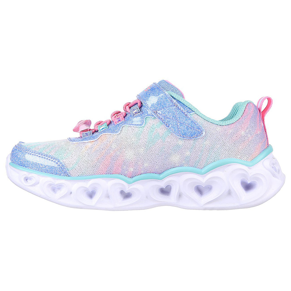 Skechers Girls S-Lights Heart Lights Shoes - 302316L-BLMT