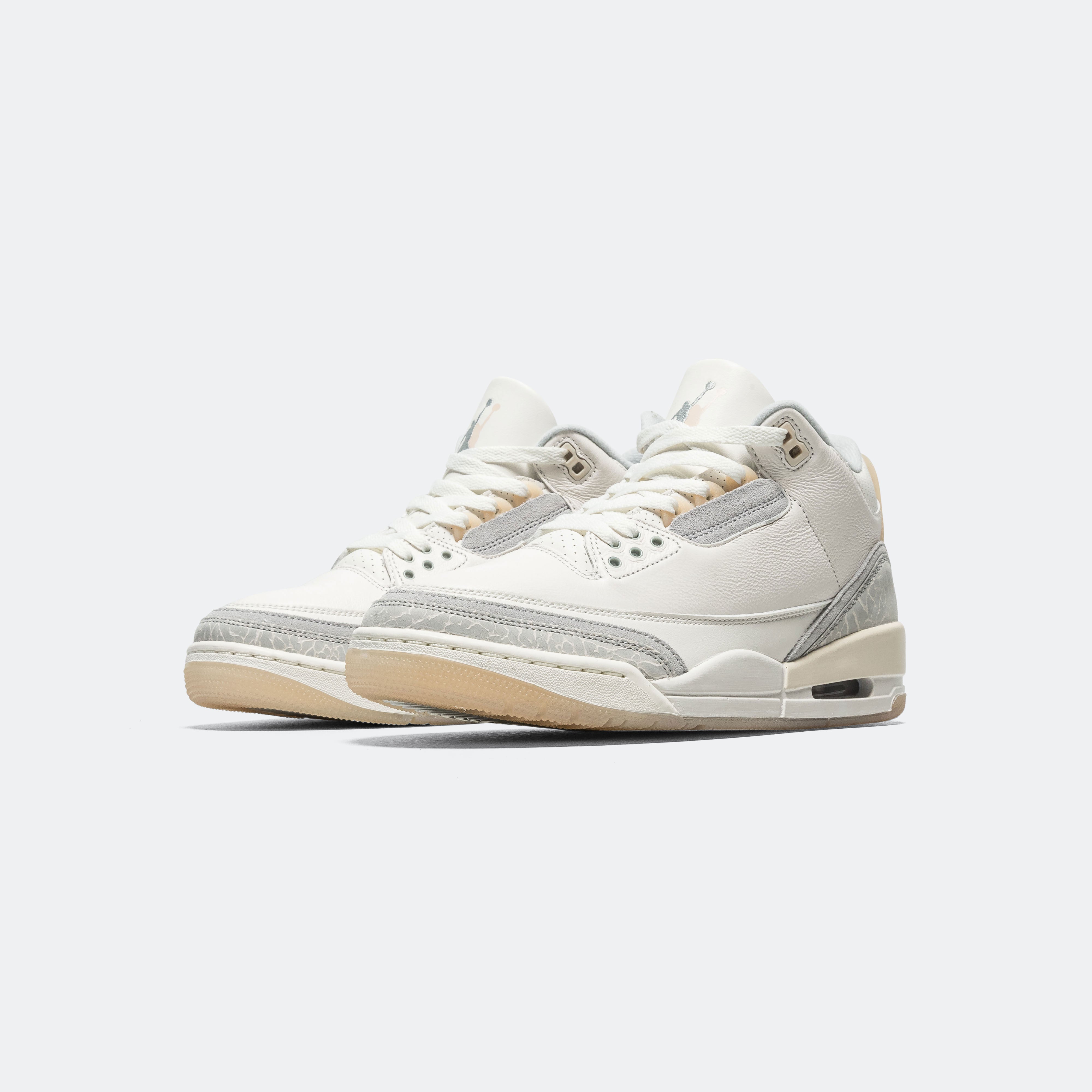 Air Jordan 3 Retro Craft - Ivory/Grey Mist-Cream