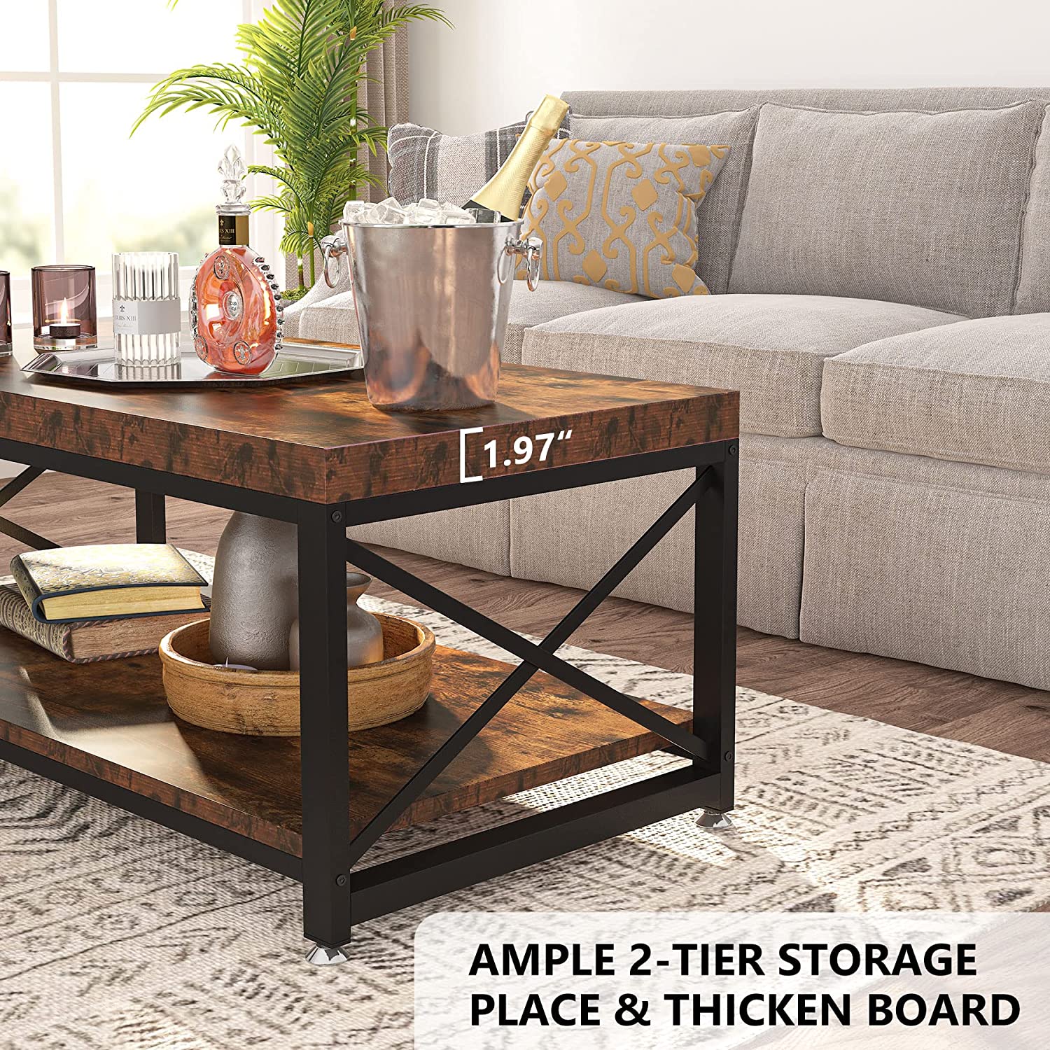 2-Tier Coffee Table, 43