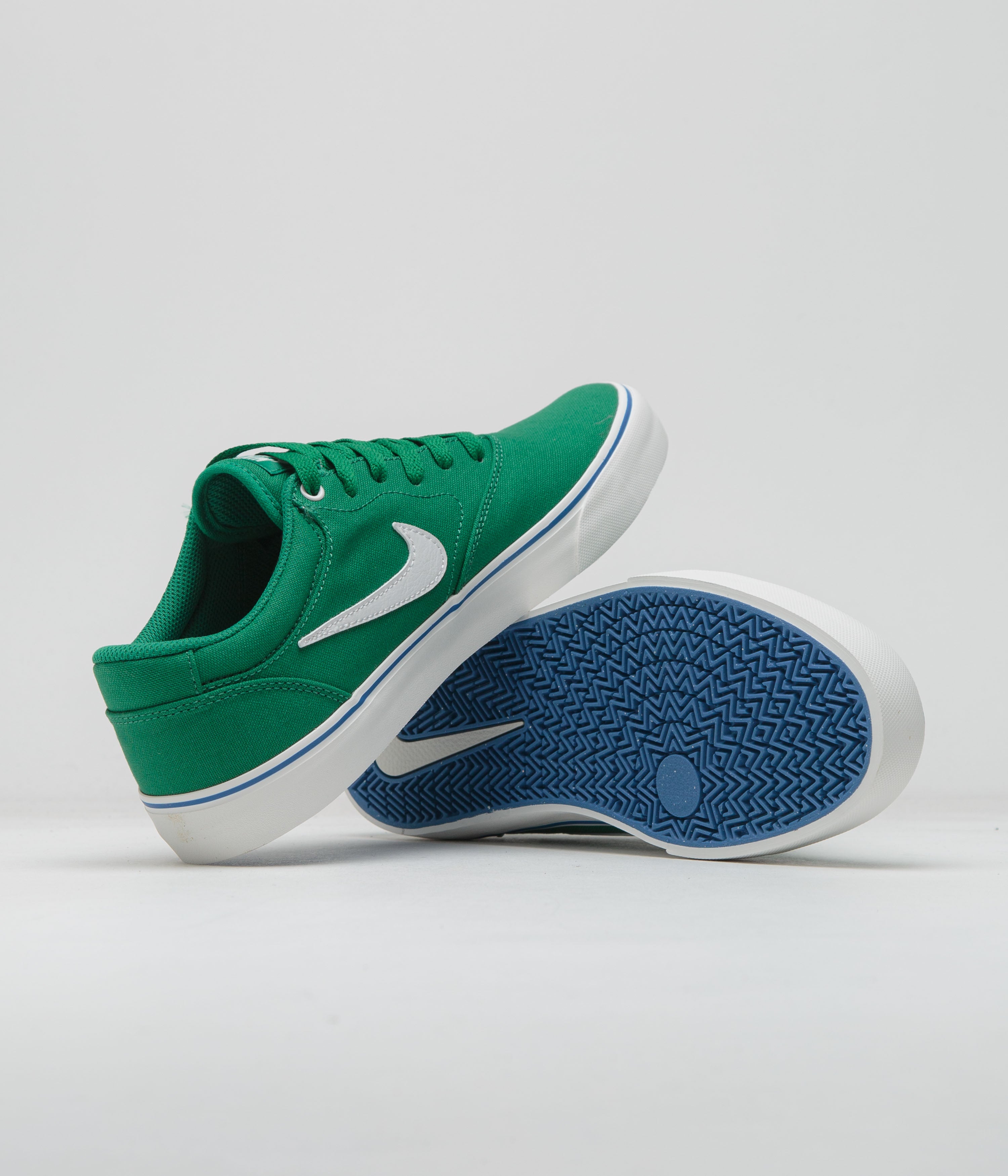 Nike SB Chron 2 Canvas Shoes - Malachite / Summit White - Malachite