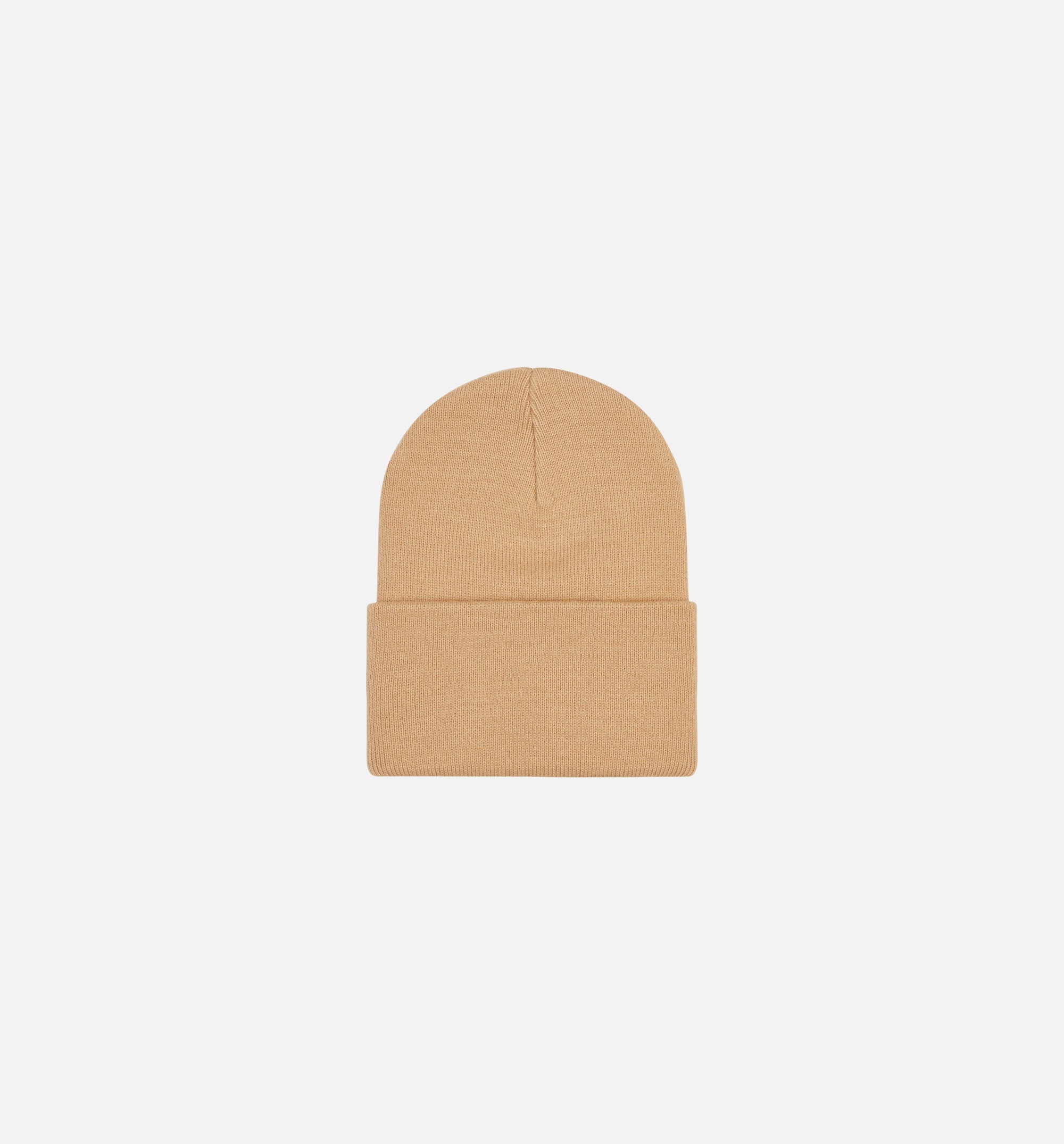 Acrylic Watch Hat Mens Beanie - Beige