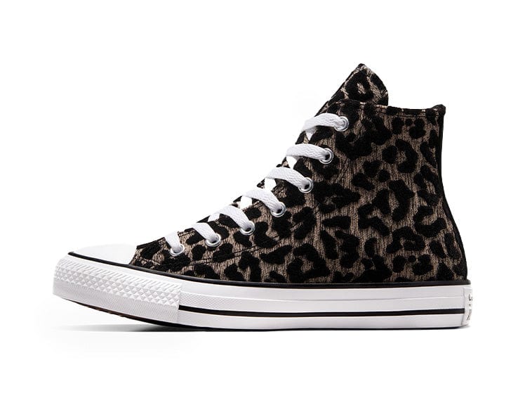 Converse Chuck Taylor Hi Leopard Love Womens Negro