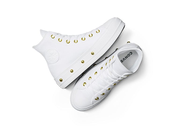 Converse Chuck Taylor Lift Studded Womens Blanco