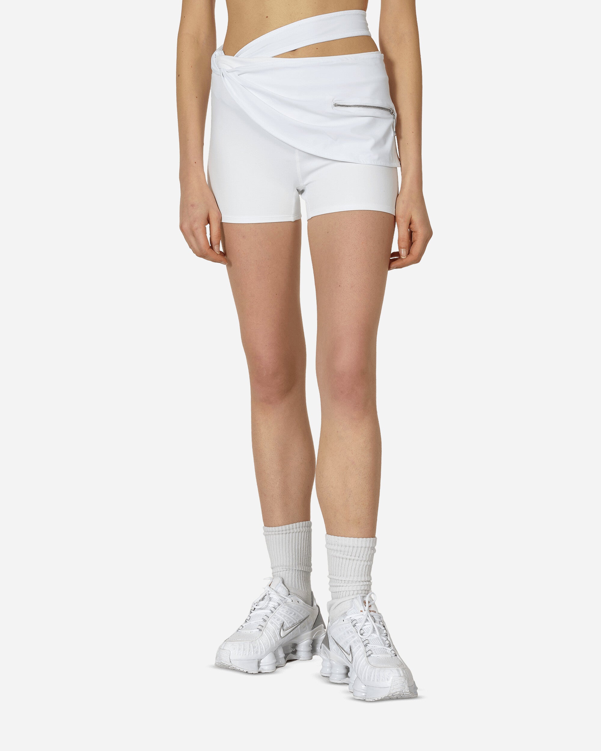 JACQUEMUS Pareo Shorts White