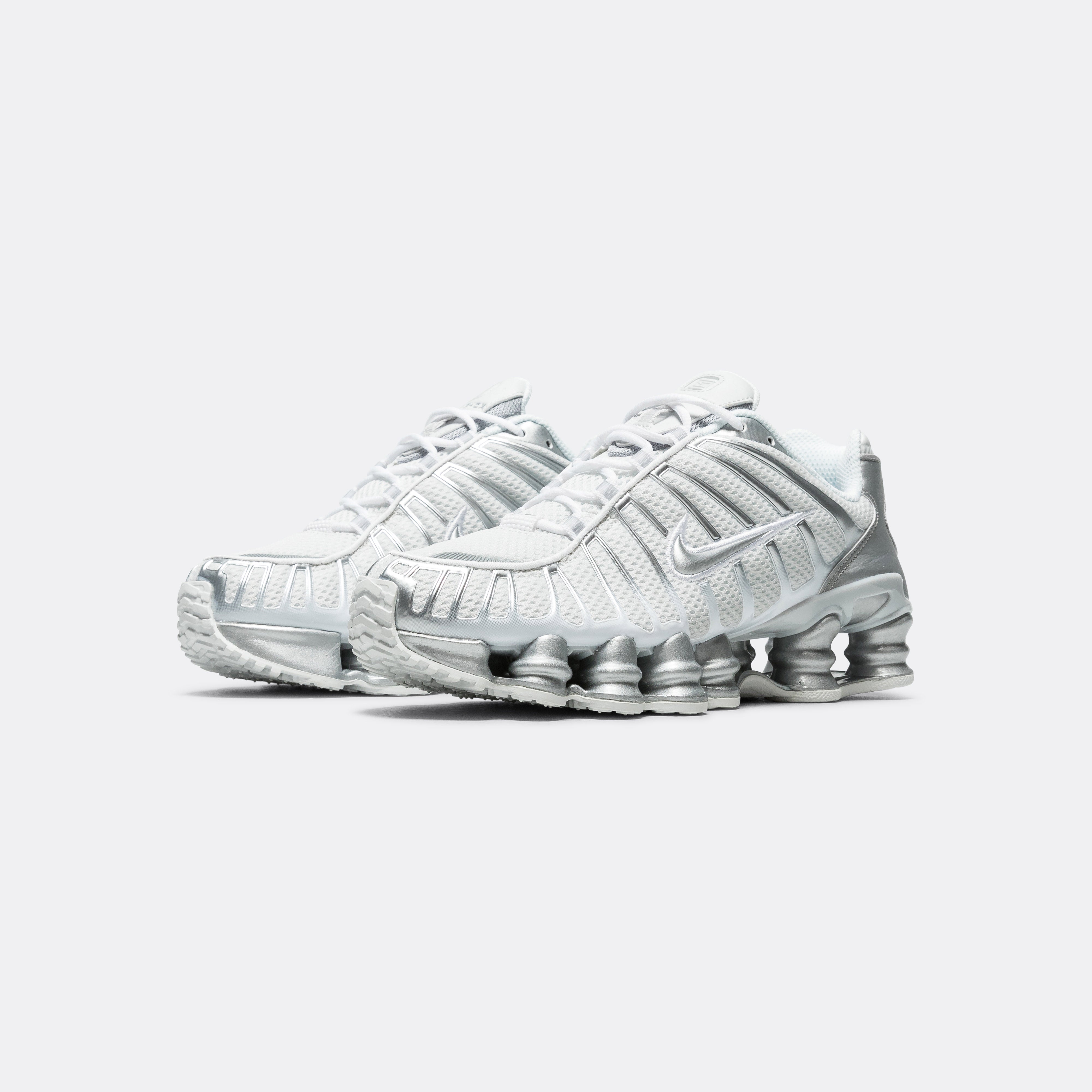 Womens Shox TL - Platinum Tint/Metallic Silver-White