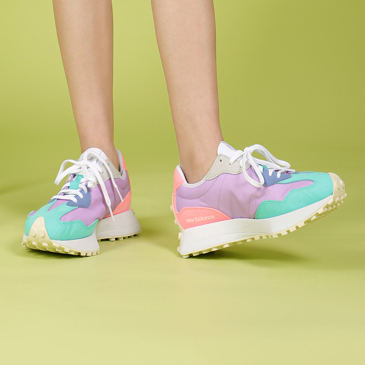 (WMNS) New Balance 327 'Dark Violet Summer Jade' WS327PA