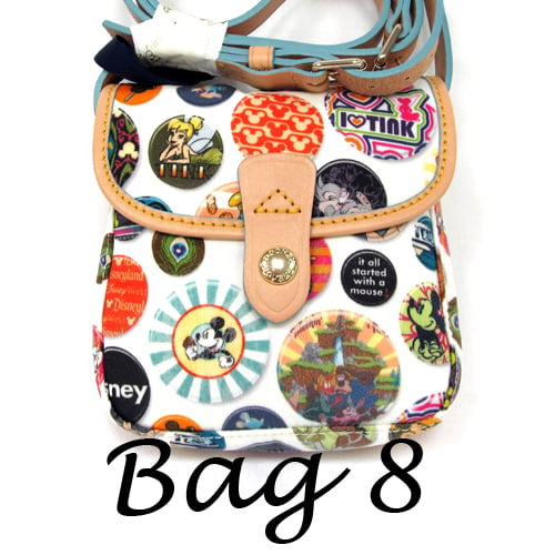 Disney Dooney and Bourke Bag - Disney Parks Buttons - Crossbody