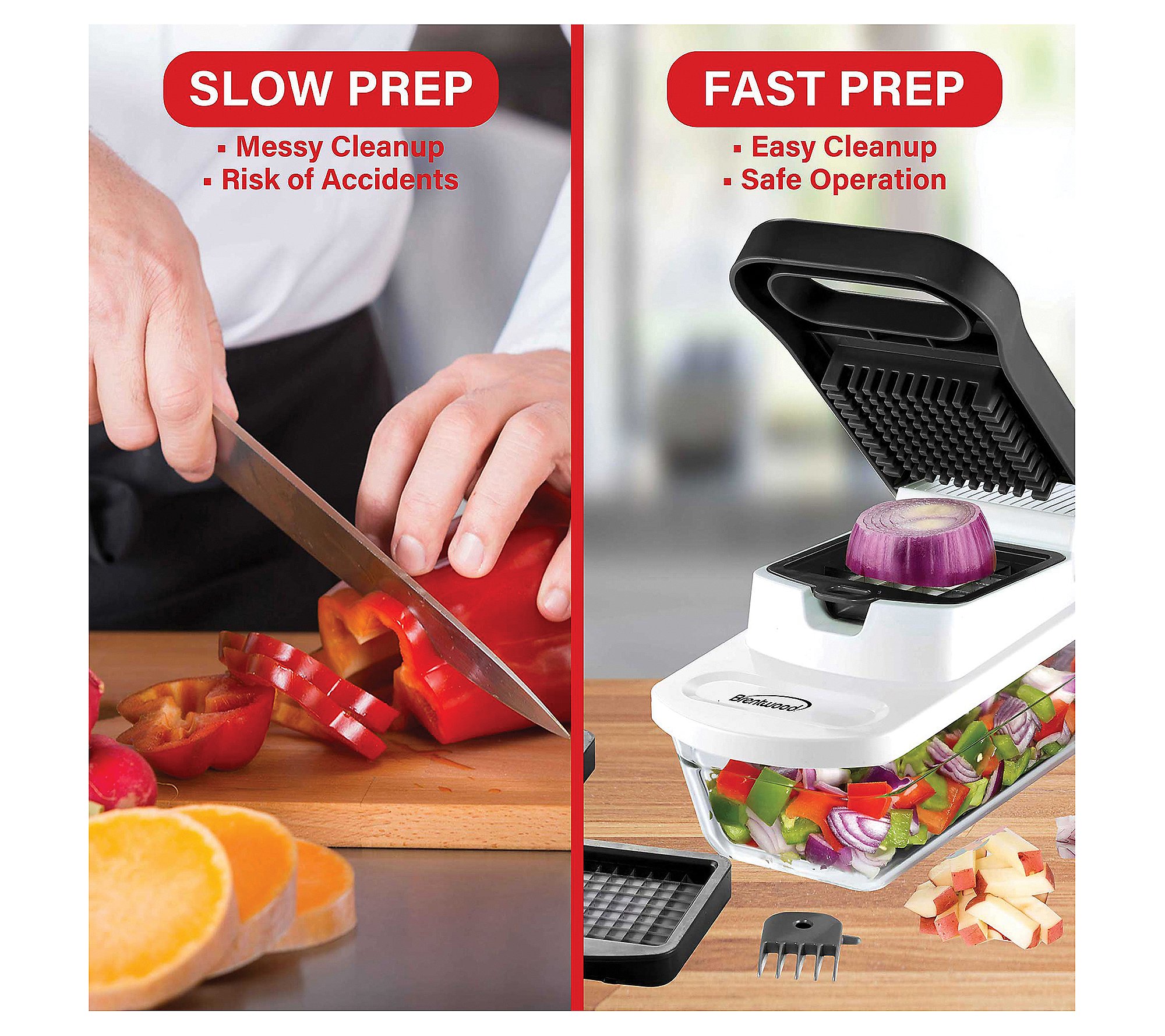 Brentwood Pro Food Chopper and Vegetable Dicer
