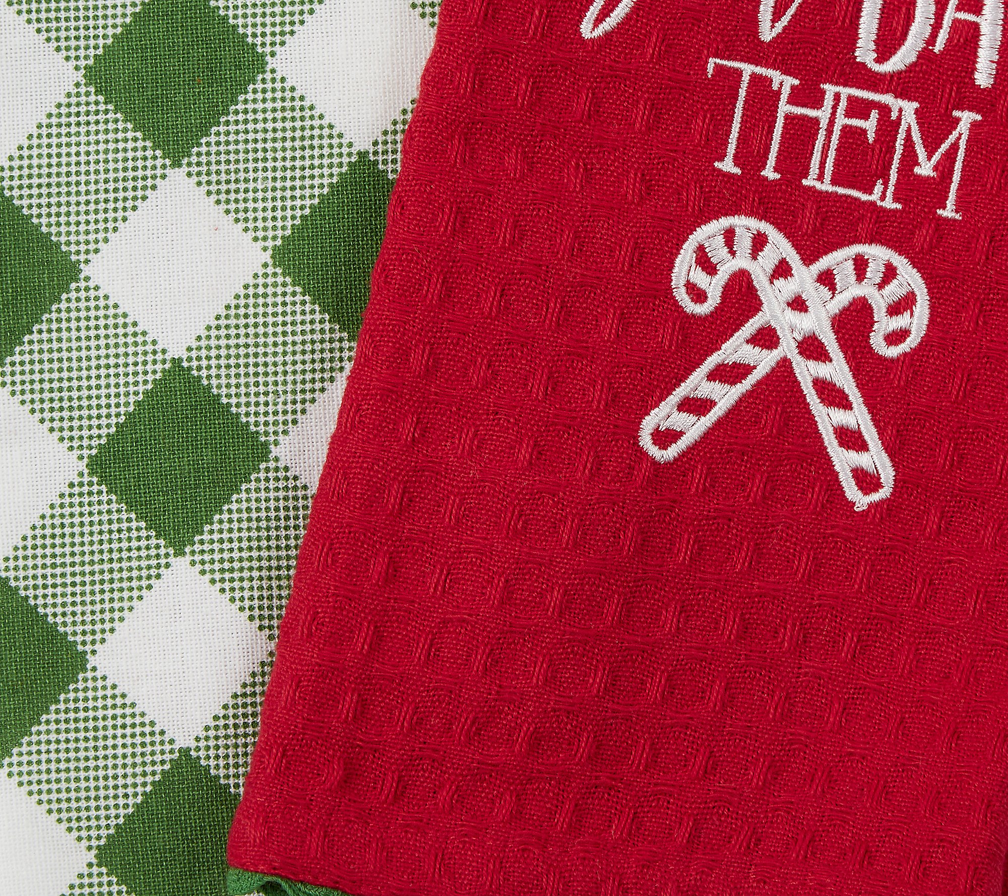 Design Imports Sweet Christmas Cookie Kitchen T owel Scarf