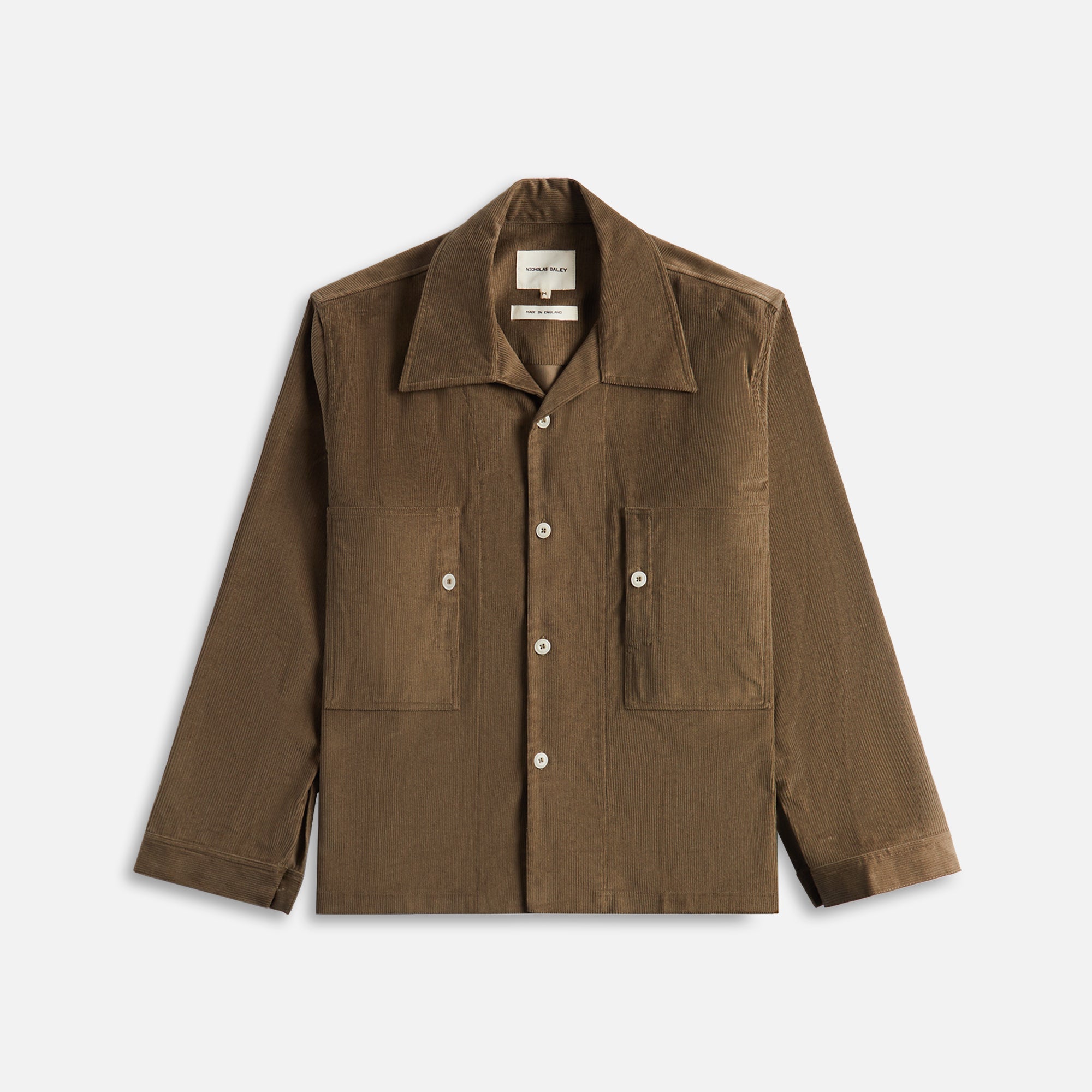 Nicholas Daley Classic Two Pocket Shirt - Olive