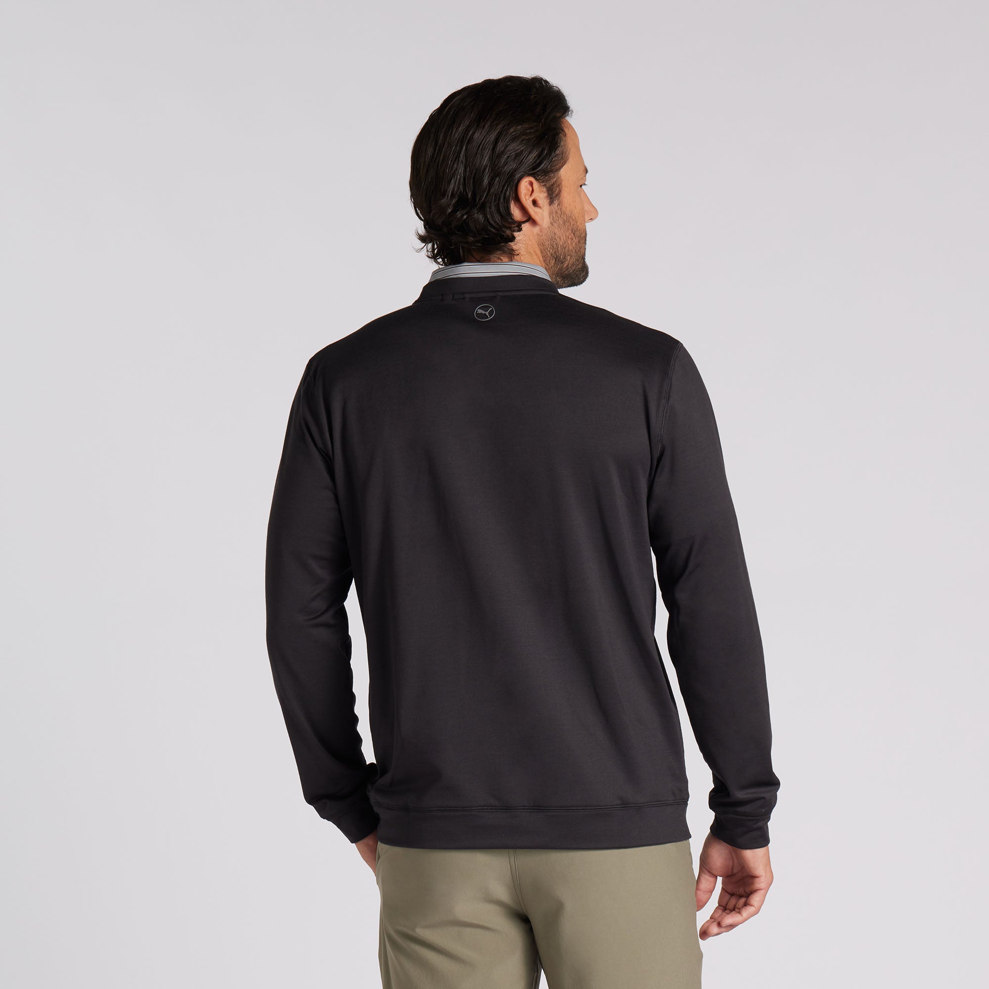 CLOUDSPUN Patch Crewneck Golf Sweater