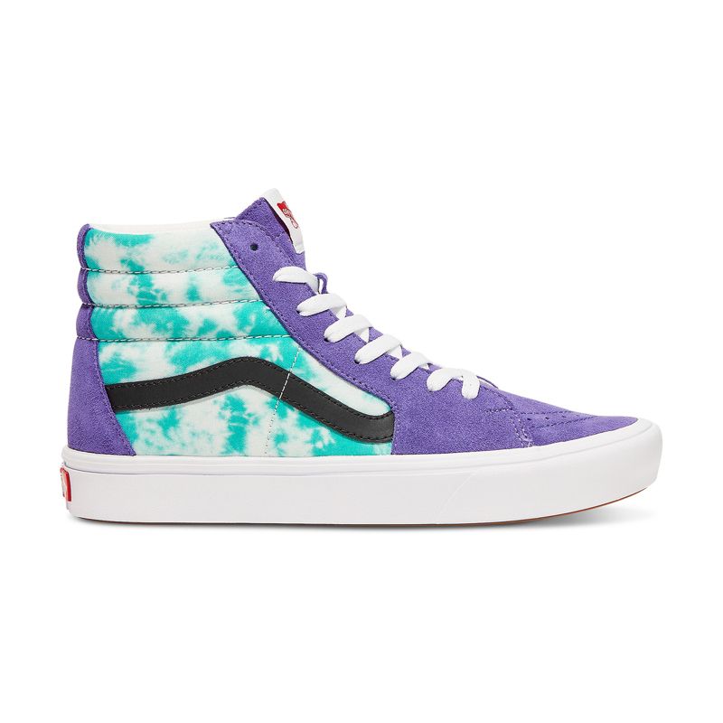 Customs Teal Acid Wash ComfyCush Sk8-Hi