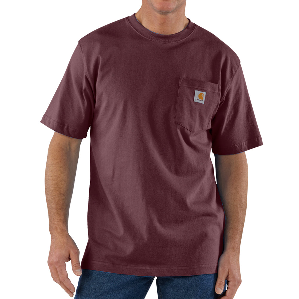 Carhartt Men's Short Sleeve Pocket T-Shirt_Port