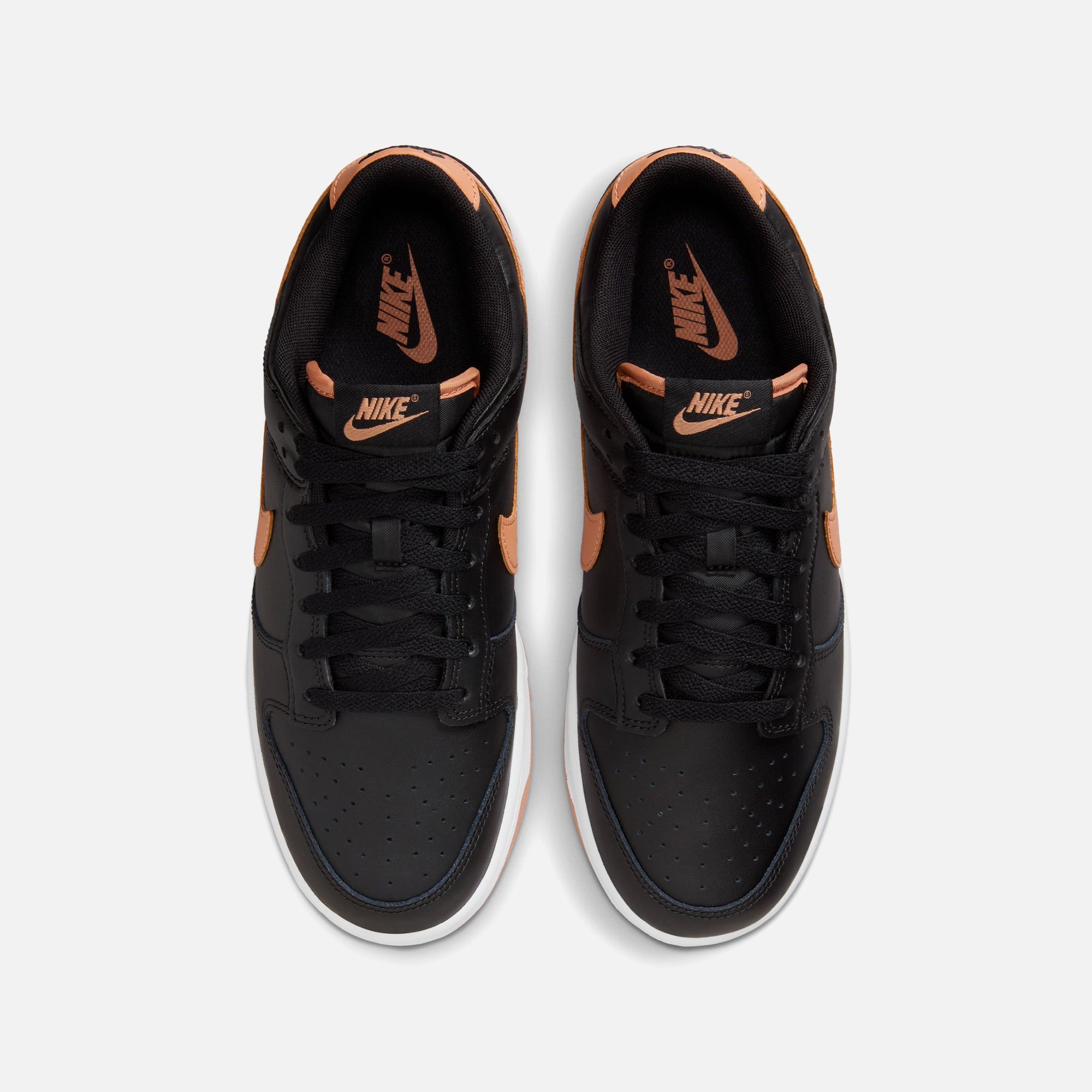 Nike Dunk Low Retro - Black / Amber Brown / White