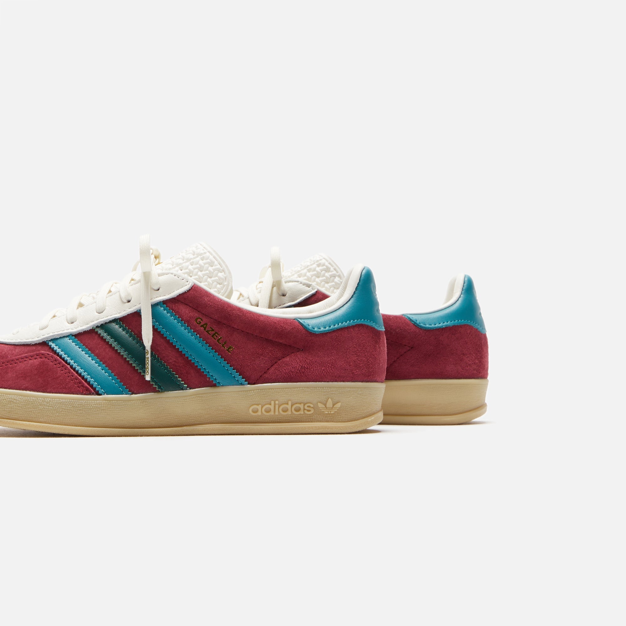 adidas Gazelle Indoor - Collegiate Burgundy / Arctic Fusion / Collegiate Green