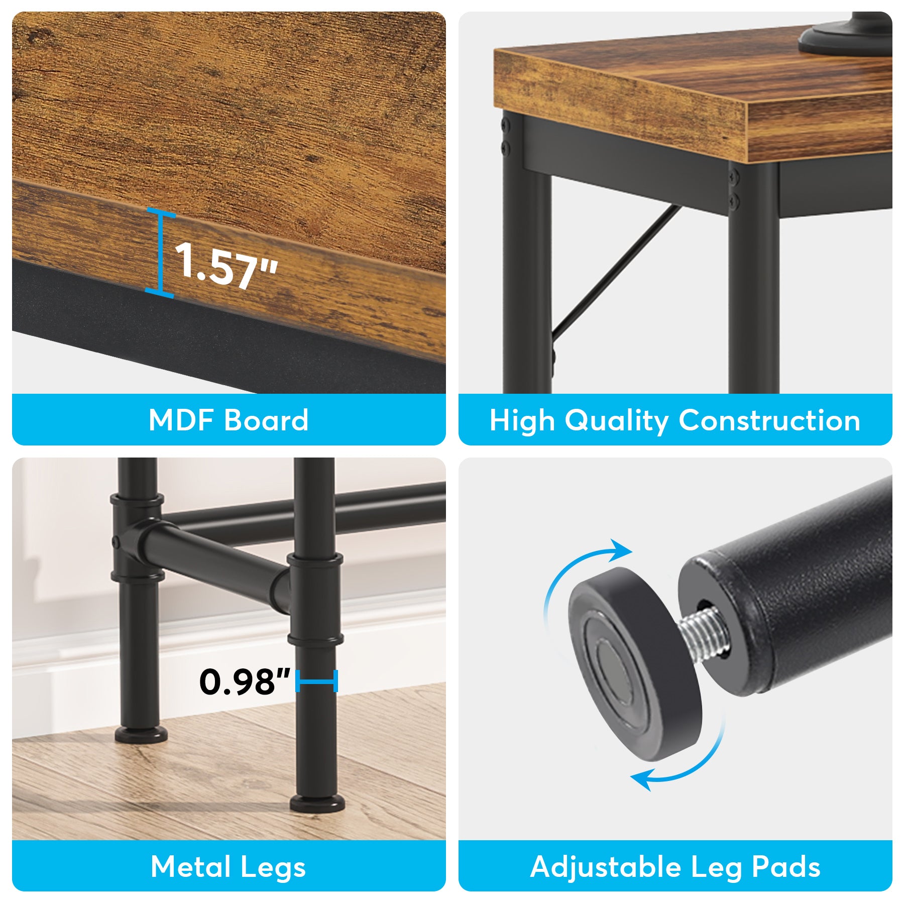 Narrow Console Table, 70.9