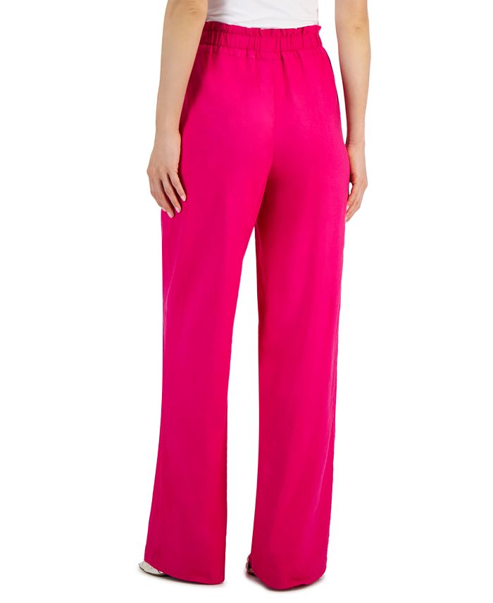 Petite Paperbag-Waist Pants， Created for Macy's