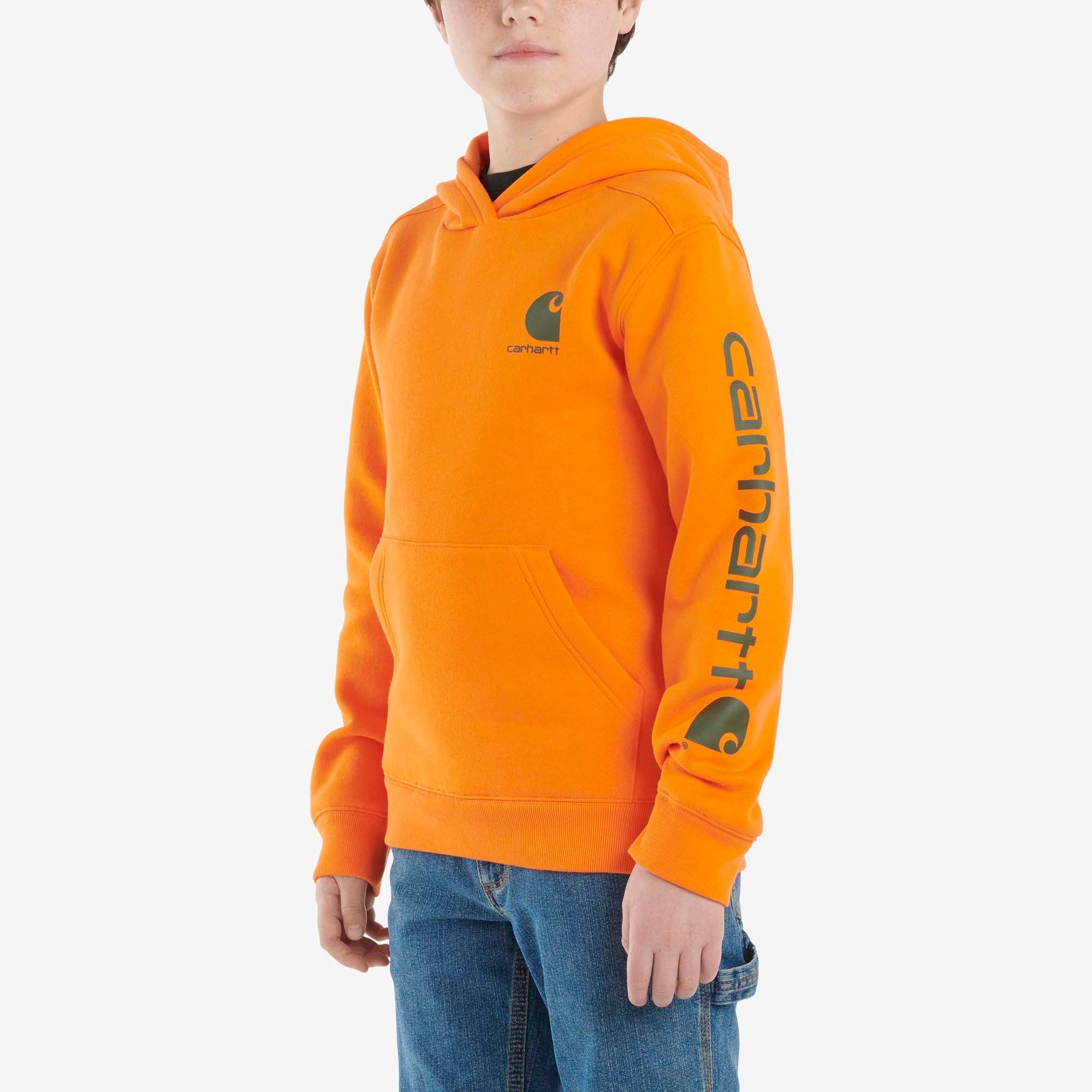 Carhartt Kid's Long Sleeve Graphic Hooded Sweatshirt