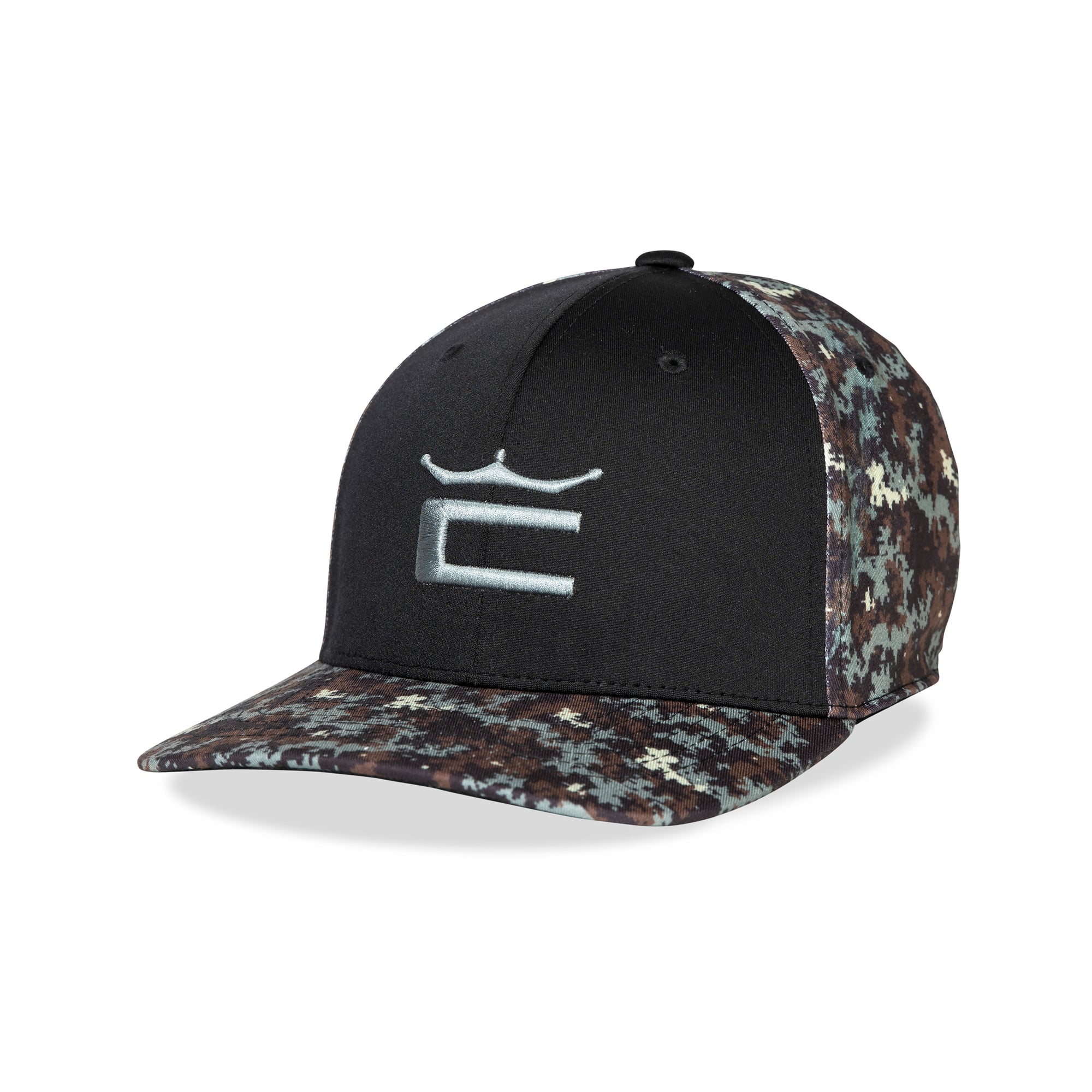 Camo Crown C Snapback Cap