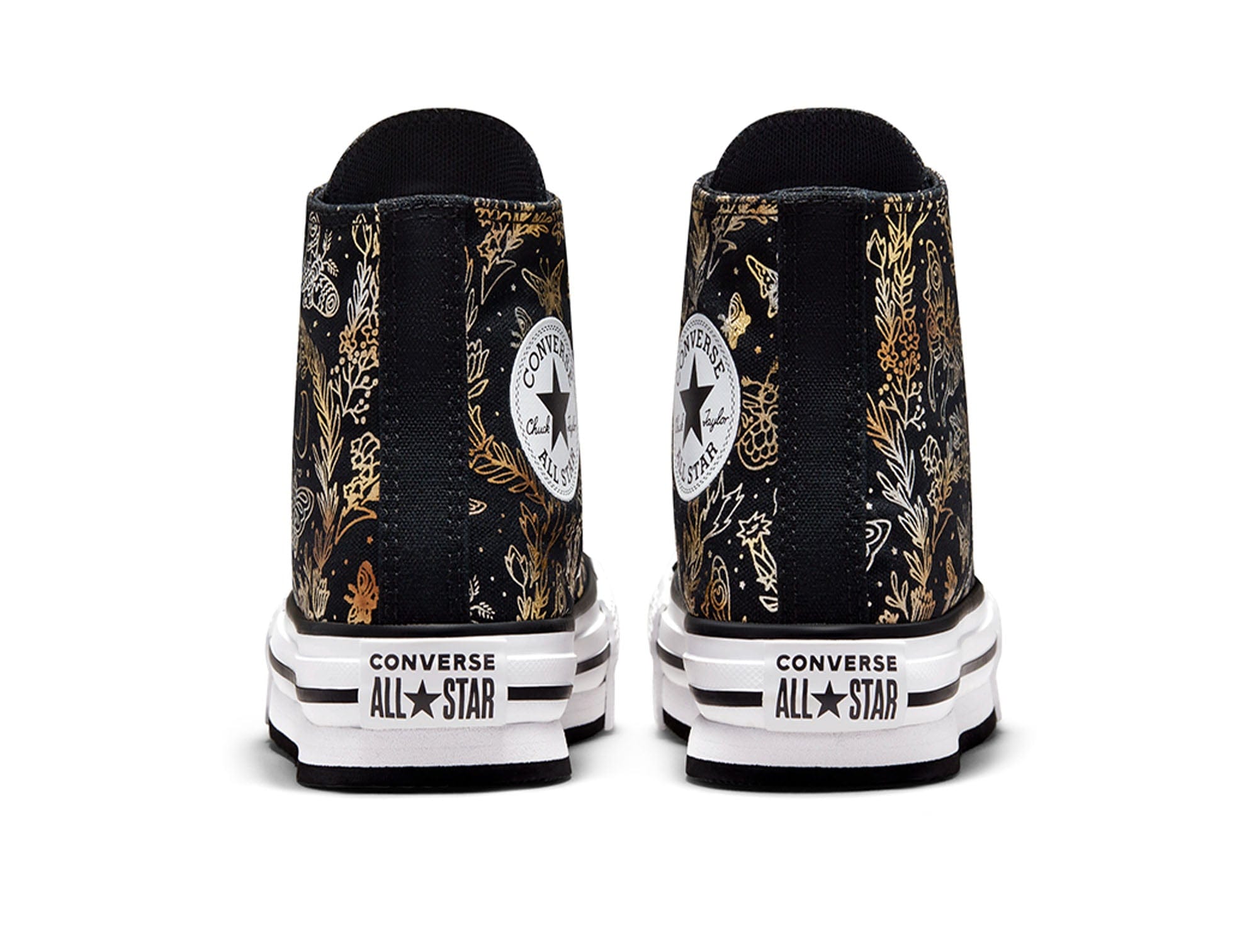 Converse Chuck Taylor Plataforma Hi Junior Negro