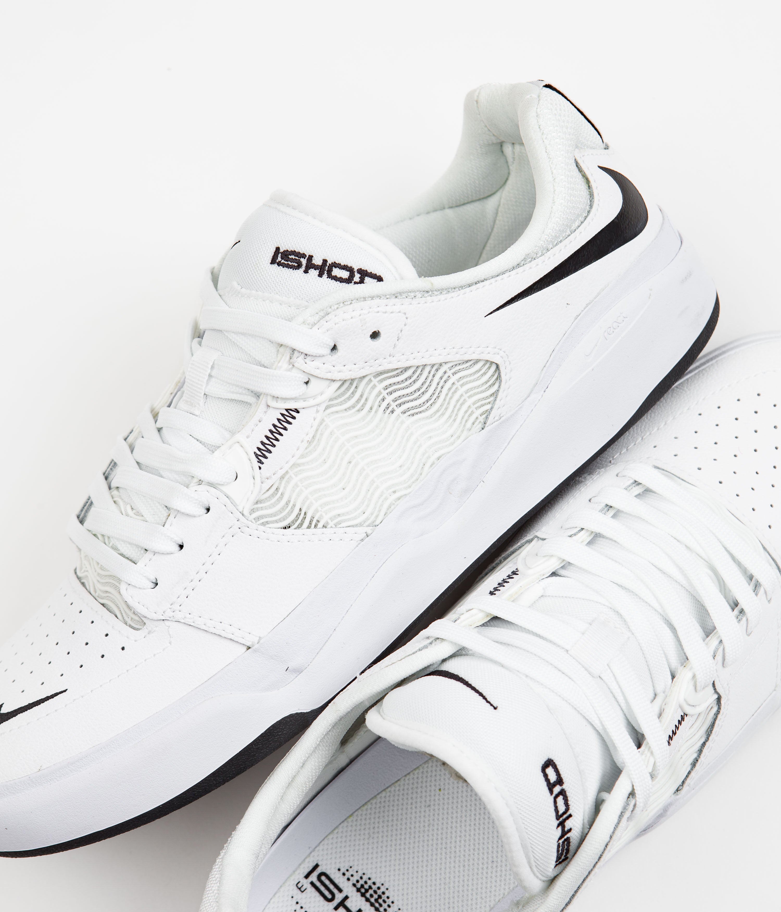 Nike SB Ishod Premium Shoes - White / Black - White - Black