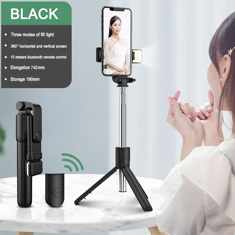 (🎅 HOT SALE NOW-48% OFF) 🔥🔥-2022 New 6 In 1 Wireless Bluetooth Selfie Stick(BUY 3 GET 15%OFF&FREE SHIPPING!)