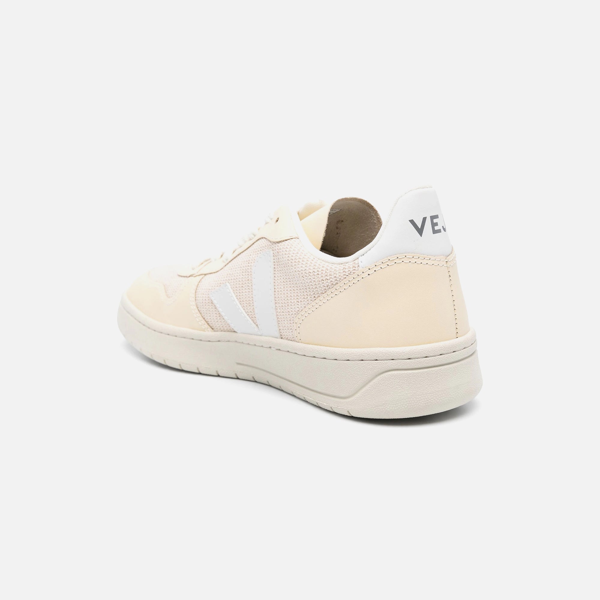 Veja V-10 - Jute / White / Multicolor