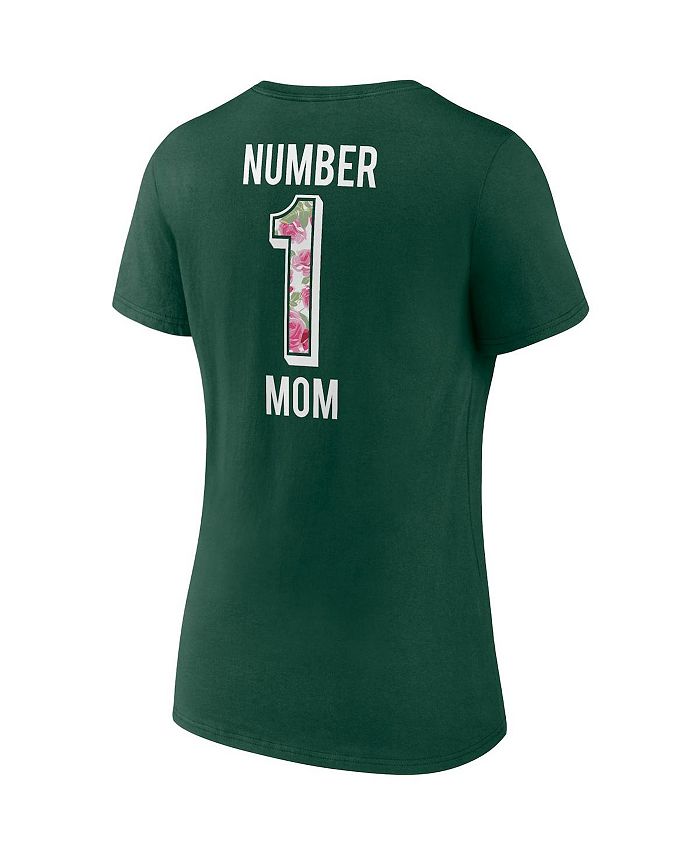 Women's Branded Green Bay Packers Team Mother's Day V-Neck T-shirt