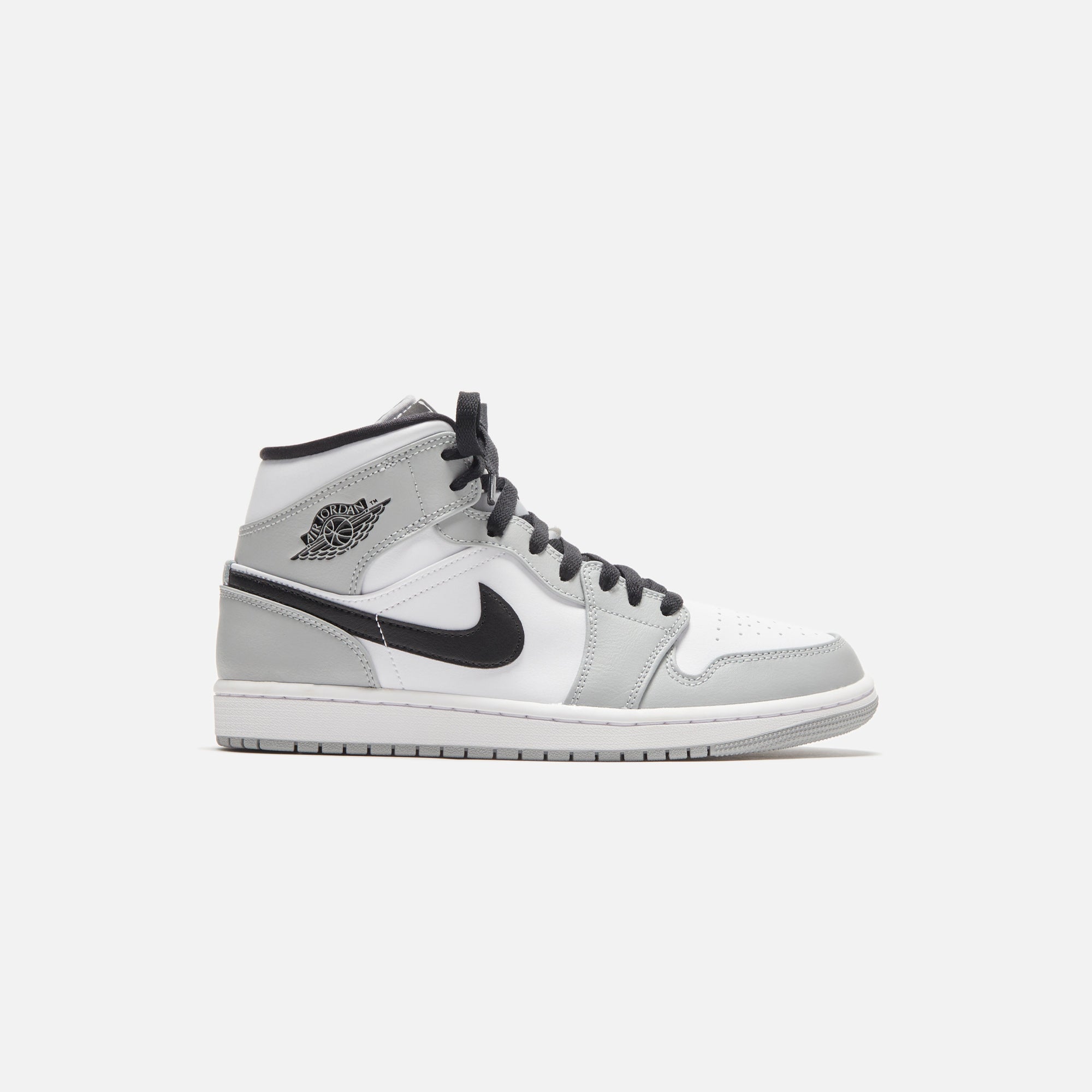 Nike Air Jordan 1 Mid - Light Smoke Grey / Black