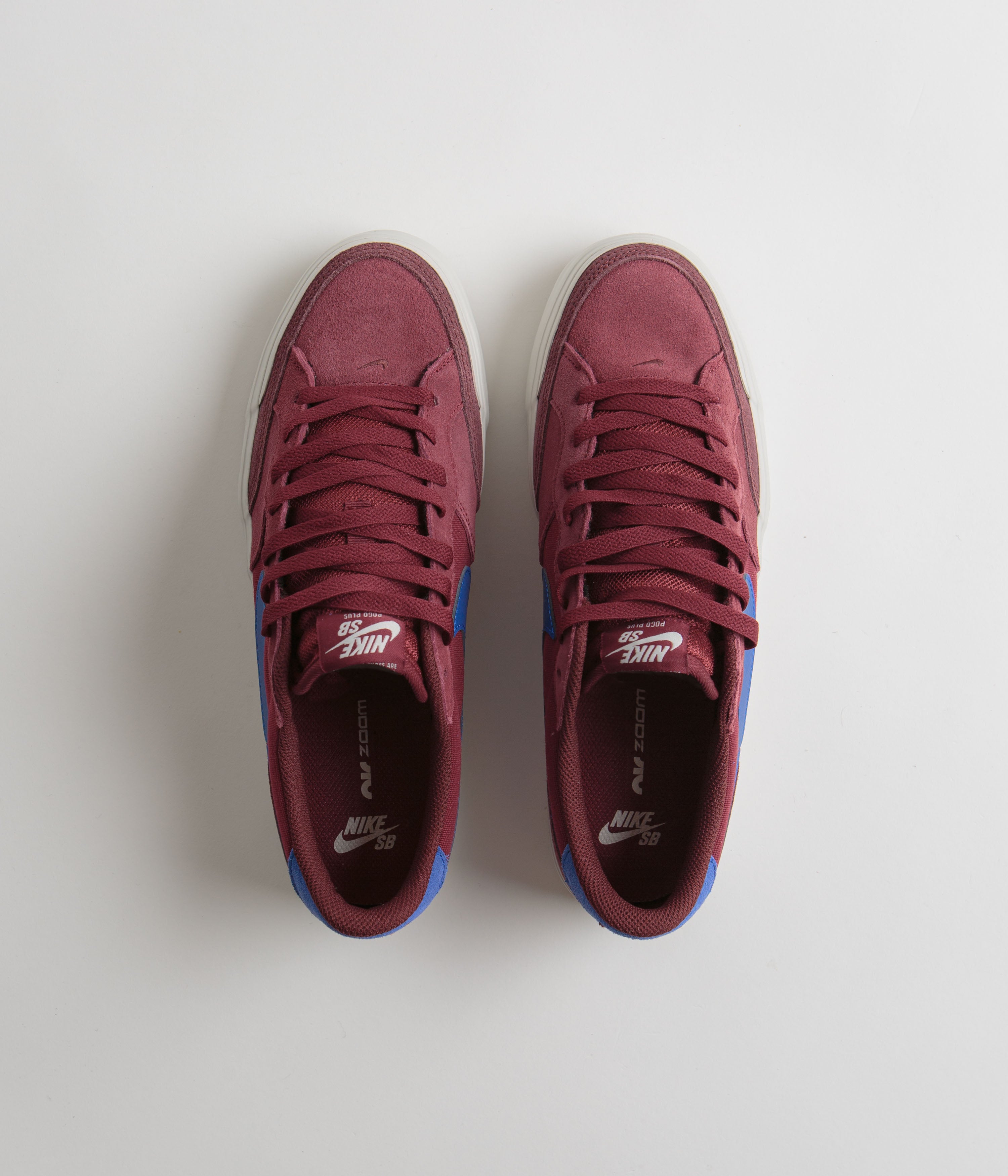 Nike SB Pogo Plus Shoes - Team Red / Hyper Royal - Dark Team Red