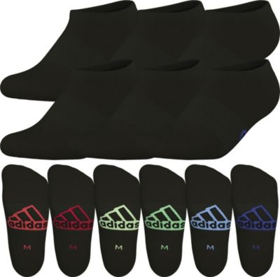 adidas Youth Superlite Classic 6-Pack No Show Socks