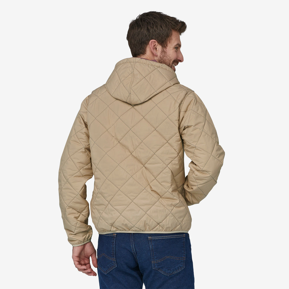 Men's Diamond Quilted Bomber Hoody