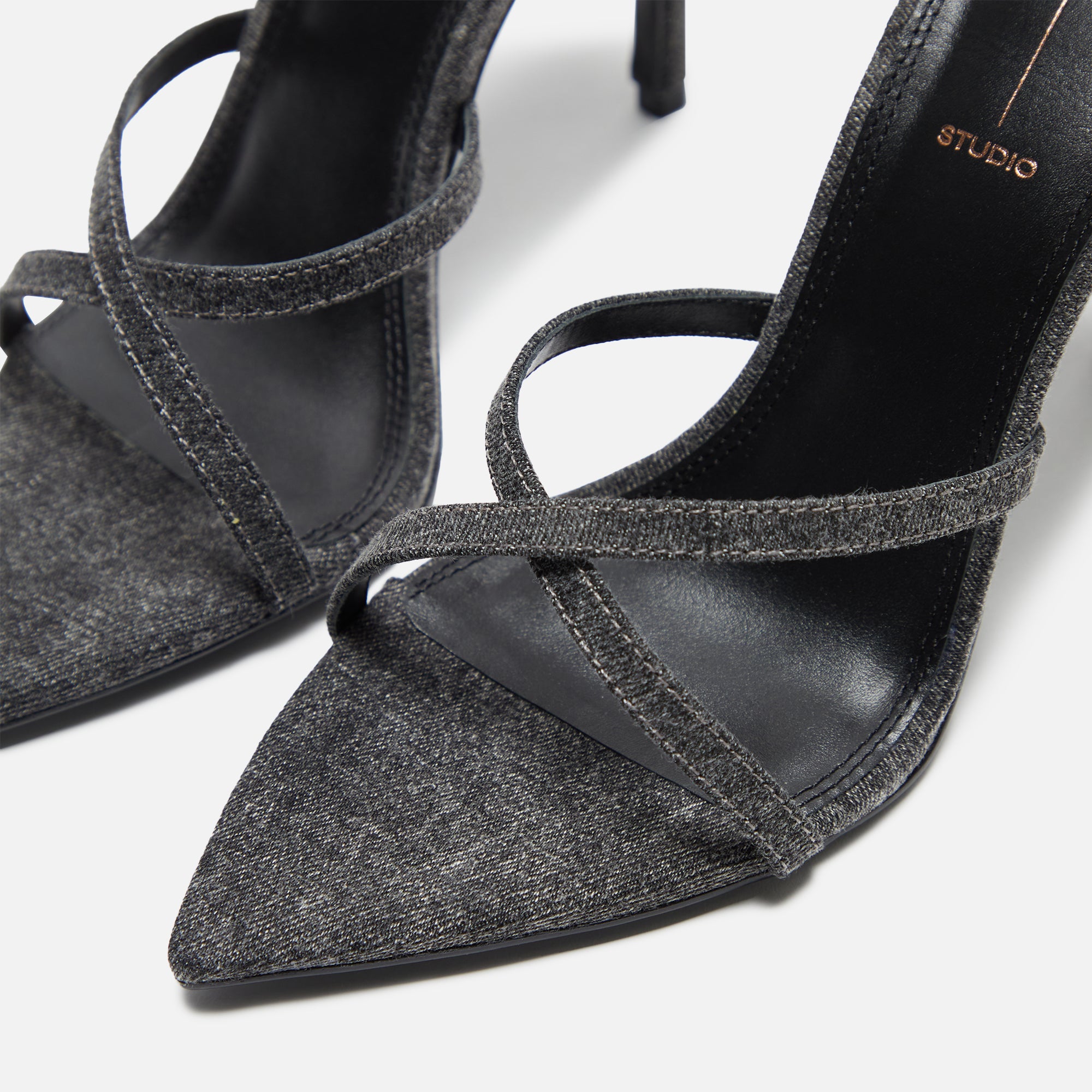 Black Suede Studio Arianna - Black Washed Denim