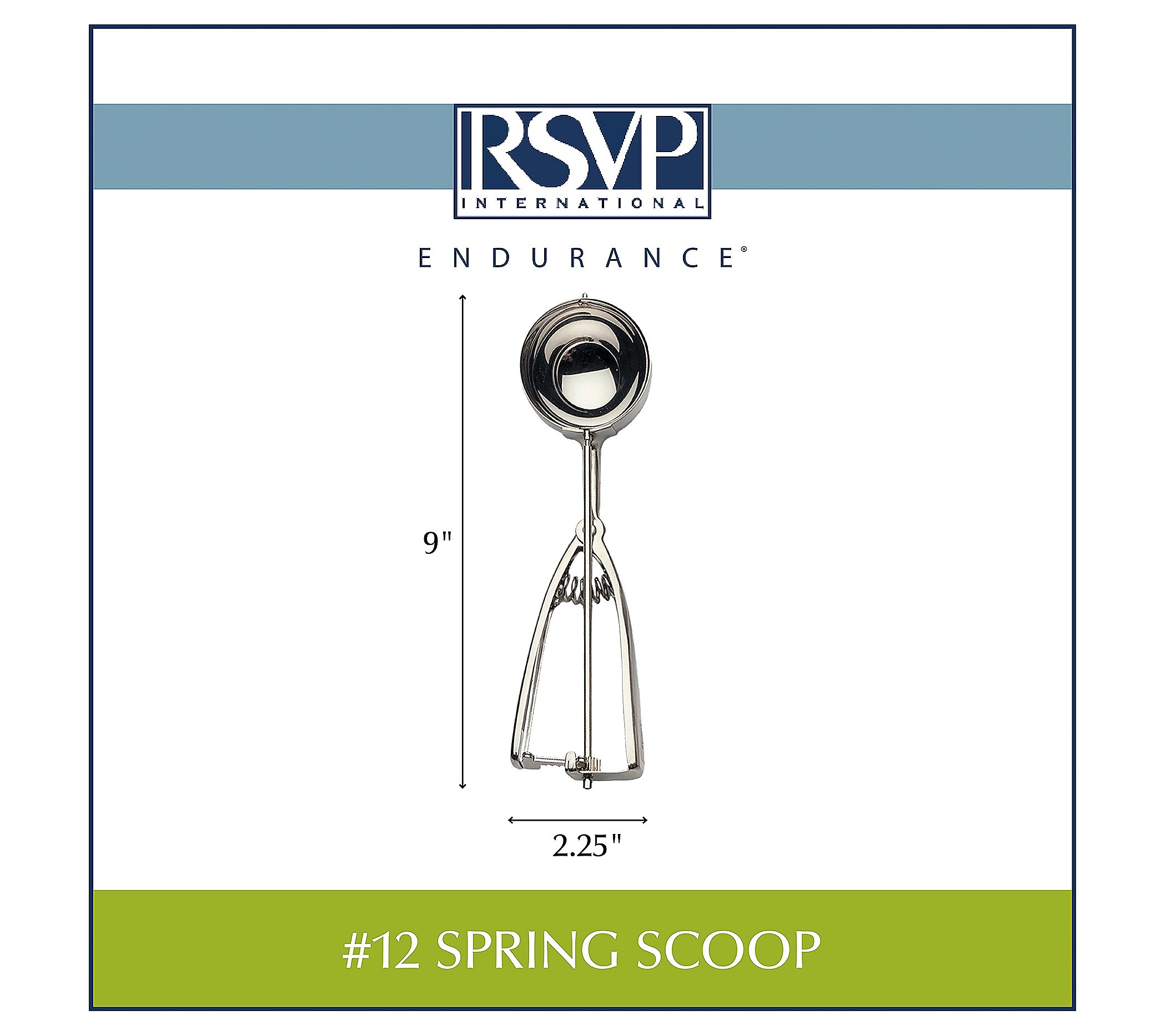 RSVP Spring Release Ice Cream Scoop