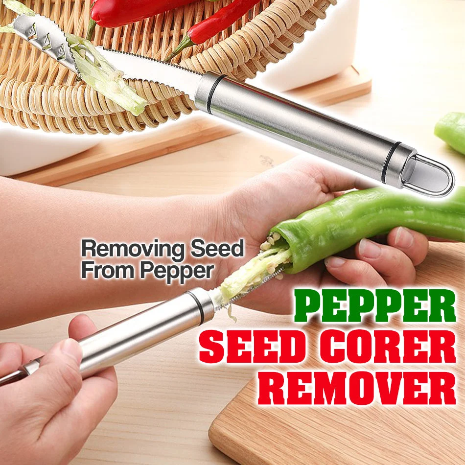 🔥BIG SALE - 48% OFF🔥)Pepper Seed Corer Remover(buy 3 get 2 free now)