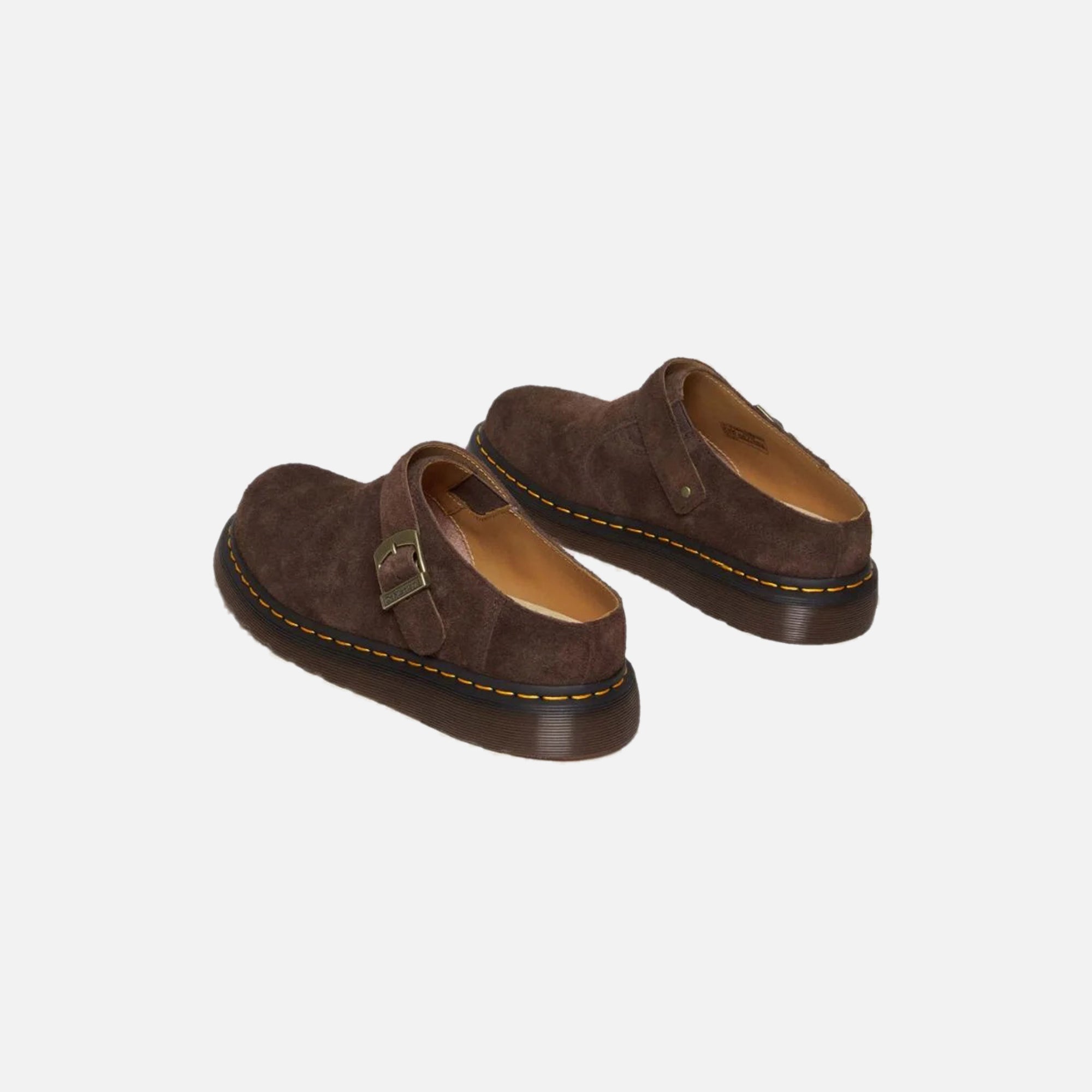 Dr. Martens Isham Desert Oasis Mules - Dark Brown