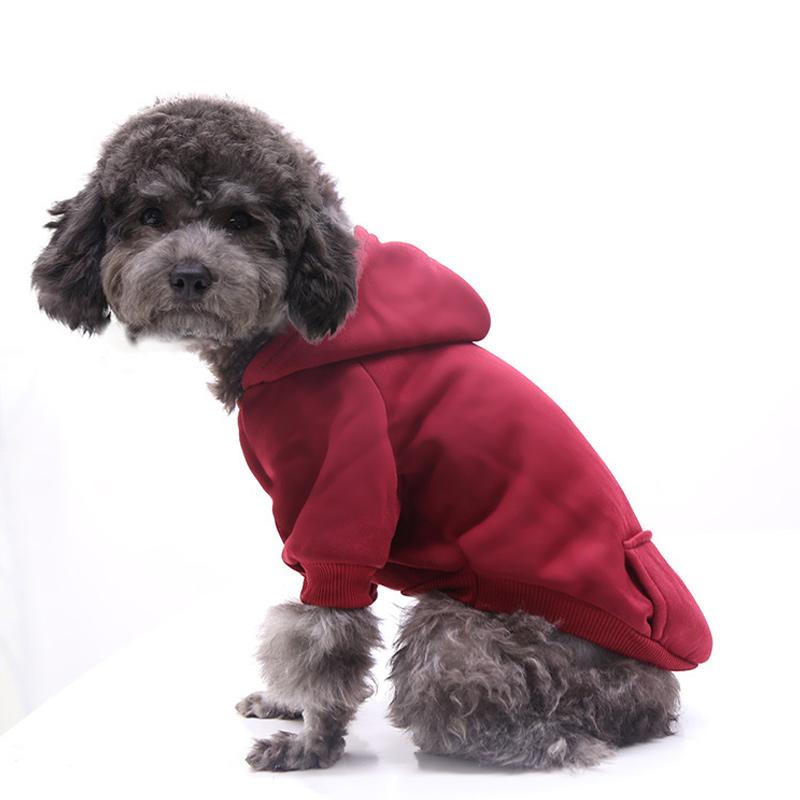 Winter Dog Hoodie With Pockets