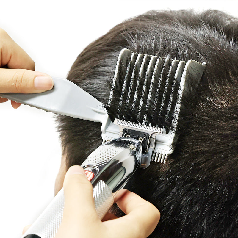 Men's Barber Comb Gradient Comb Oil Head Caliper Comb Long Handle Pusher Comb